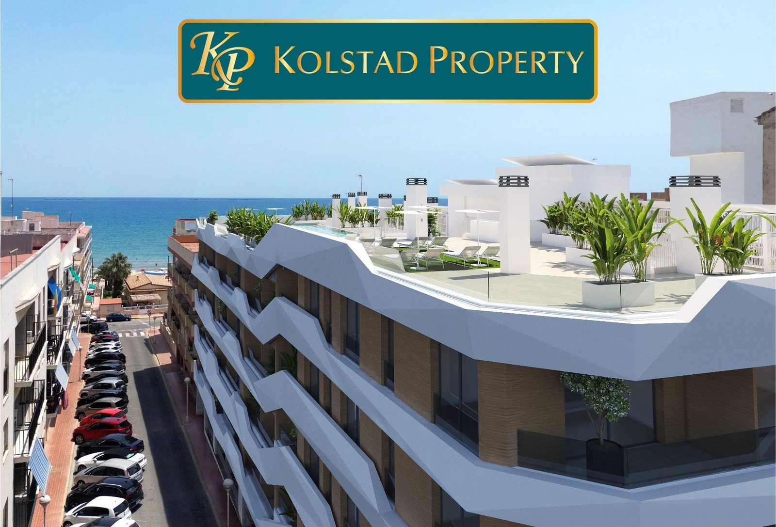 Buggningen ligger kun 100 meter fra stranden Galleribilde