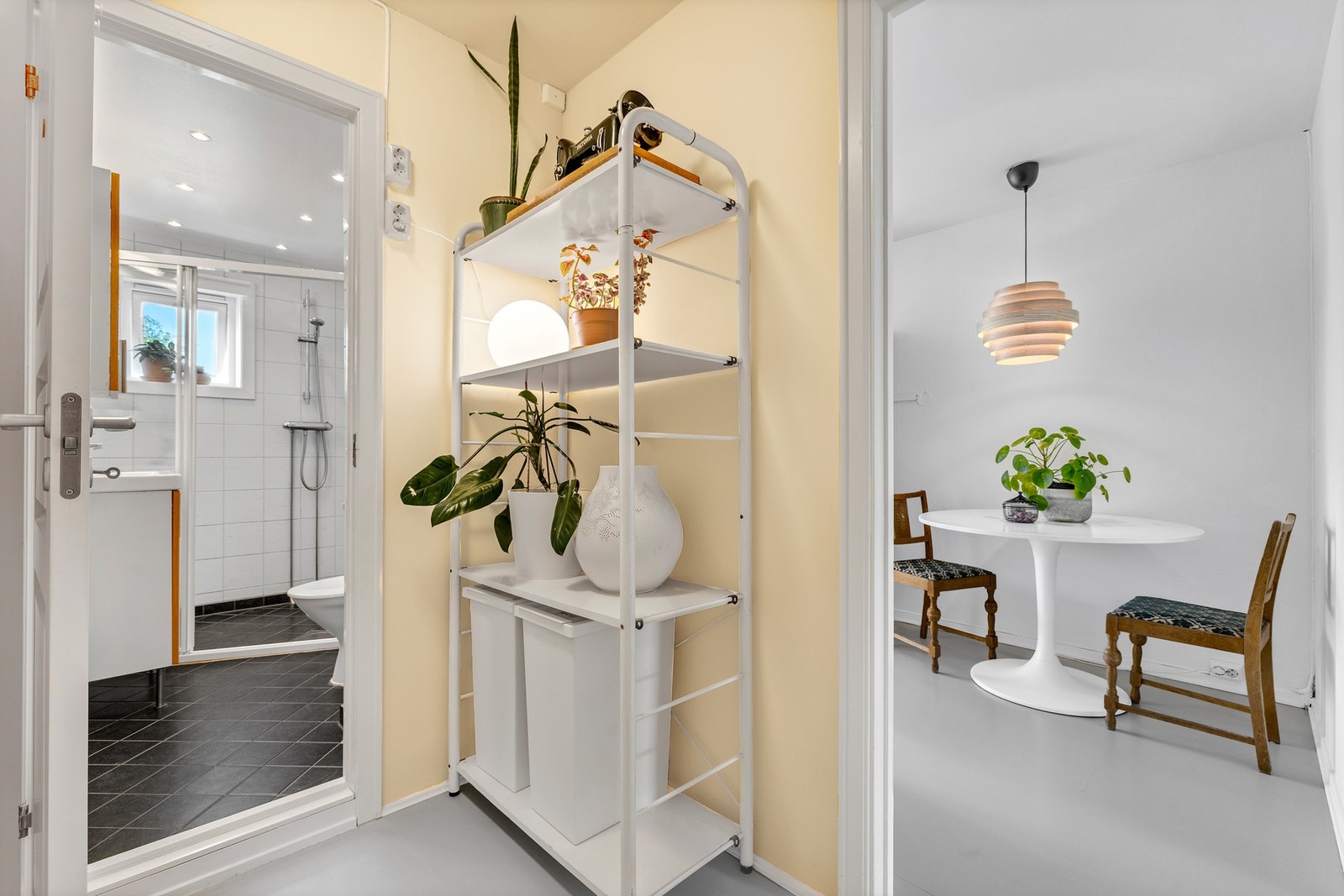 Felleskostnadene inkl. bl.a TV-pakke, internett (fiber) og kommunale avgifter. Galleribilde