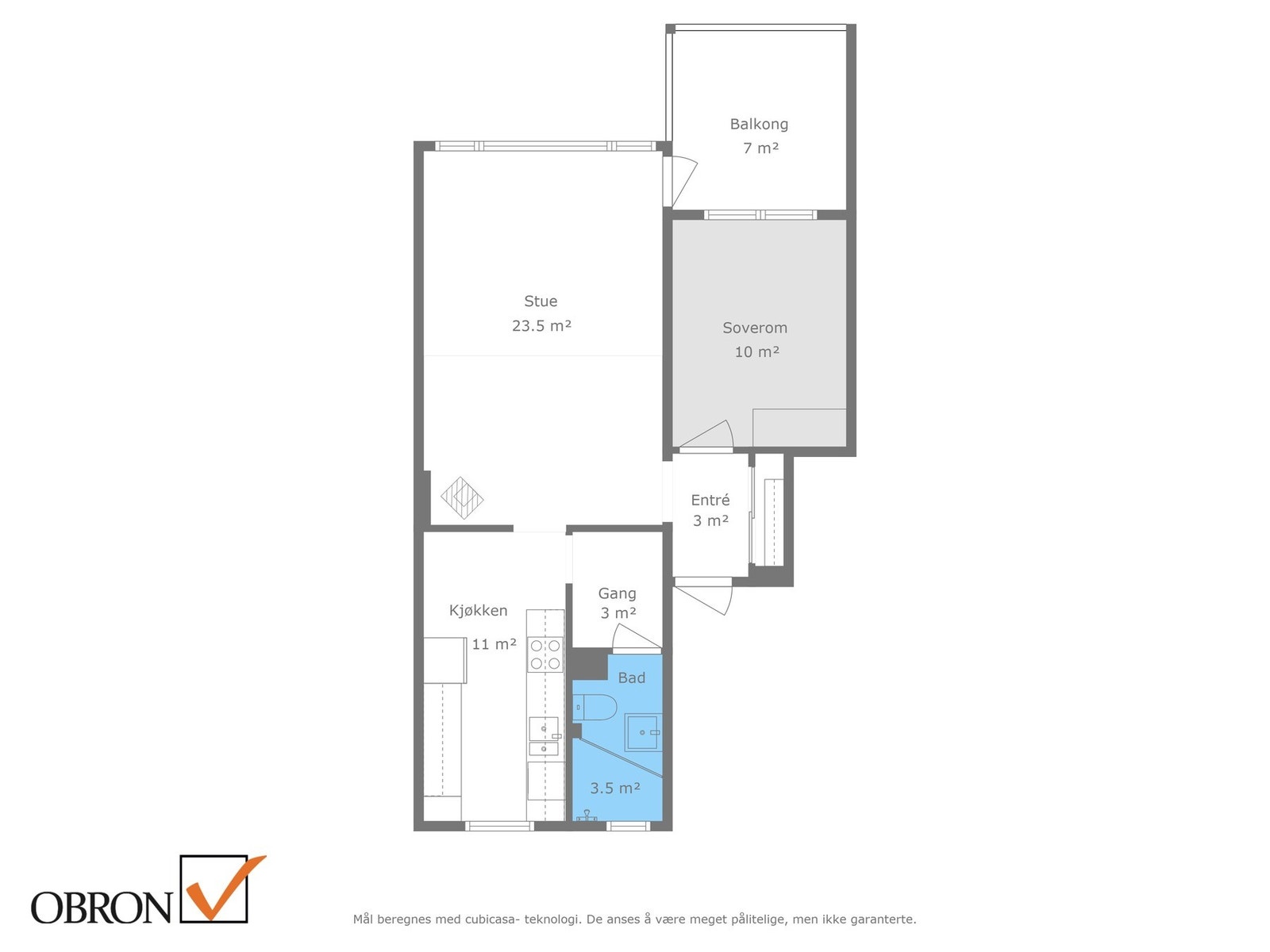 Planskisse Galleribilde