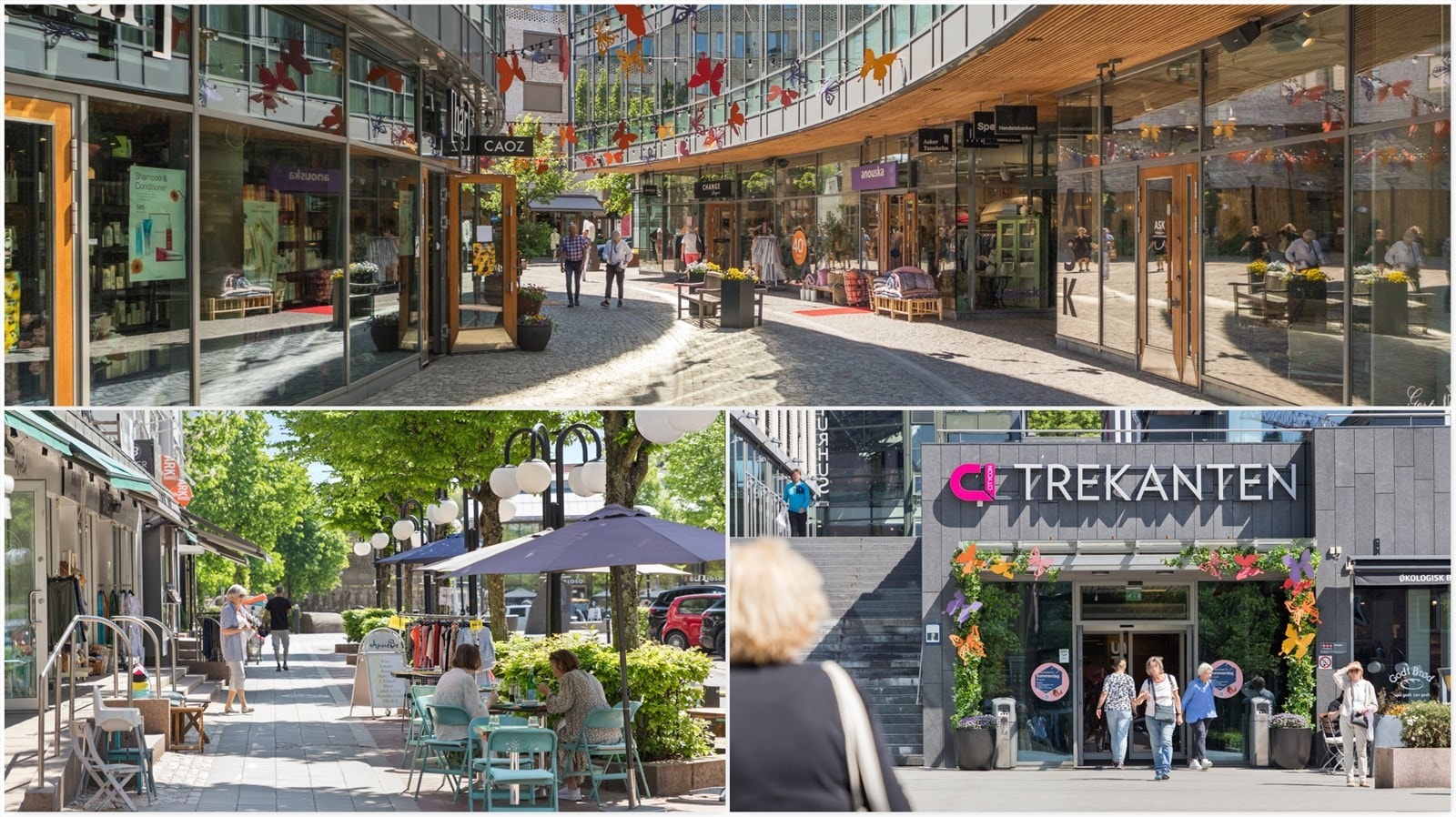 Shoppingmulighetene i Asker sentrum tilfredsstiller en rekke ulike preferanser. Her finner man alt fra kjedebutikker til sjarmerende nisjebutikker. Galleribilde