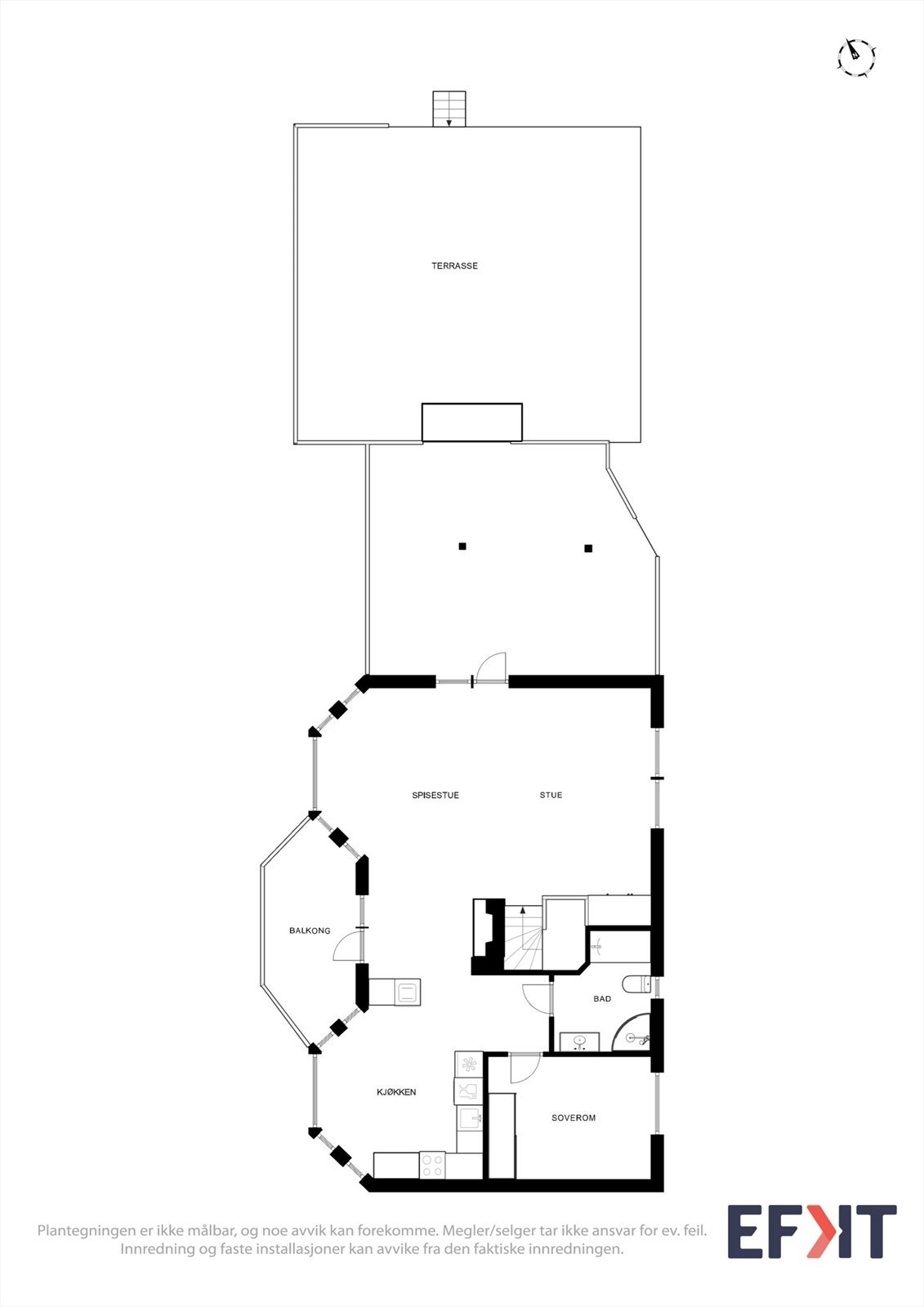 Planløsning 1.etasje. Galleribilde