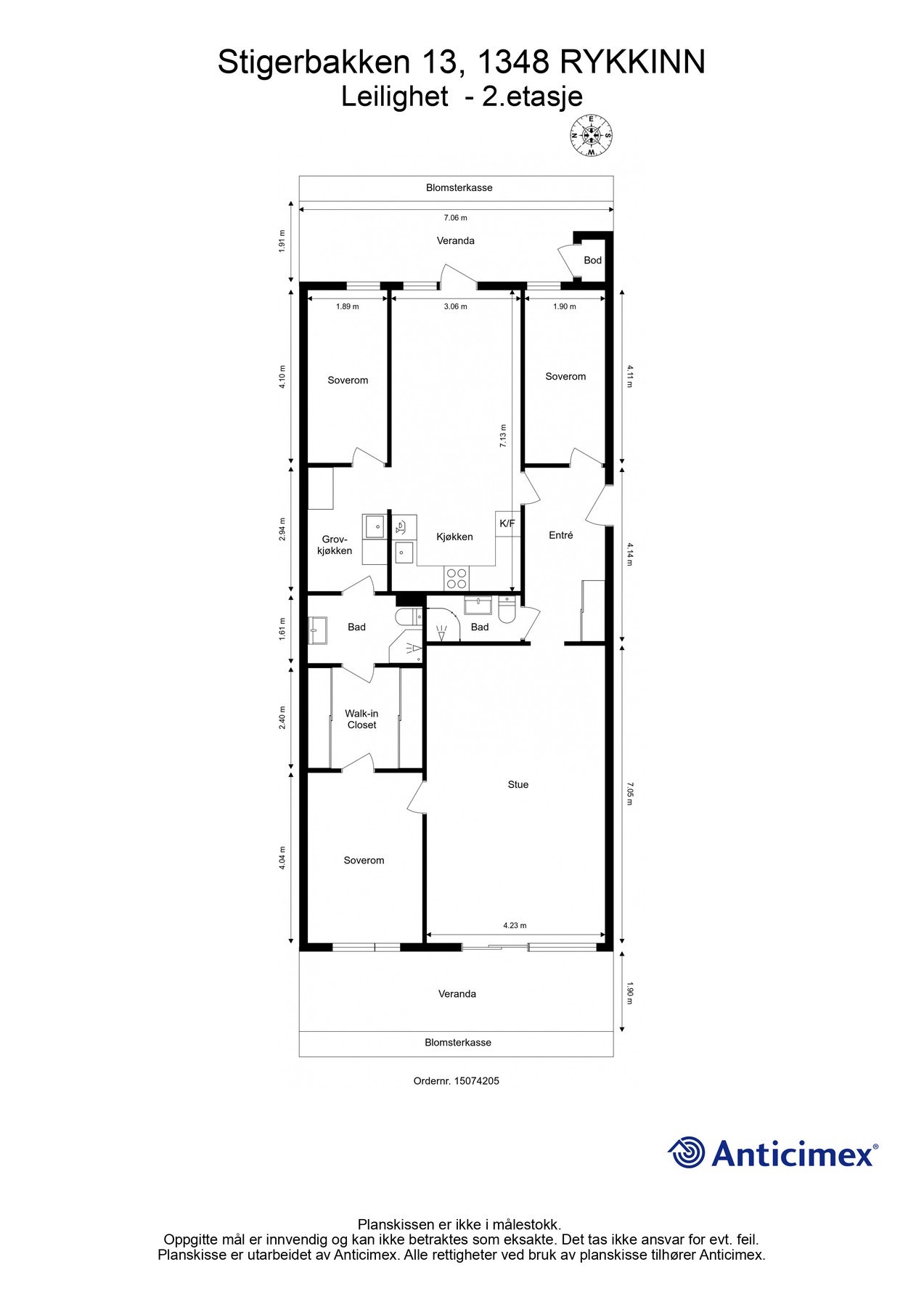 Plantegning Galleribilde