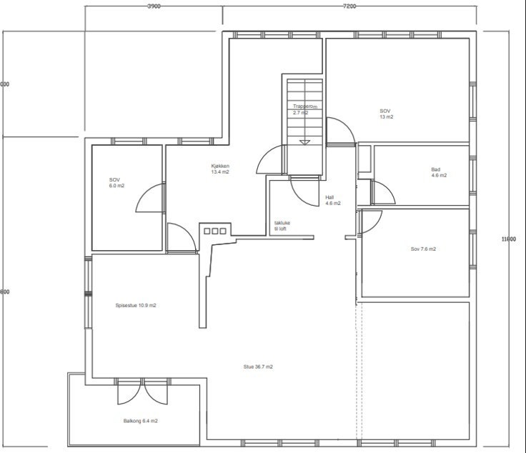 Boligen blir oppusset juli 2025 Galleribilde