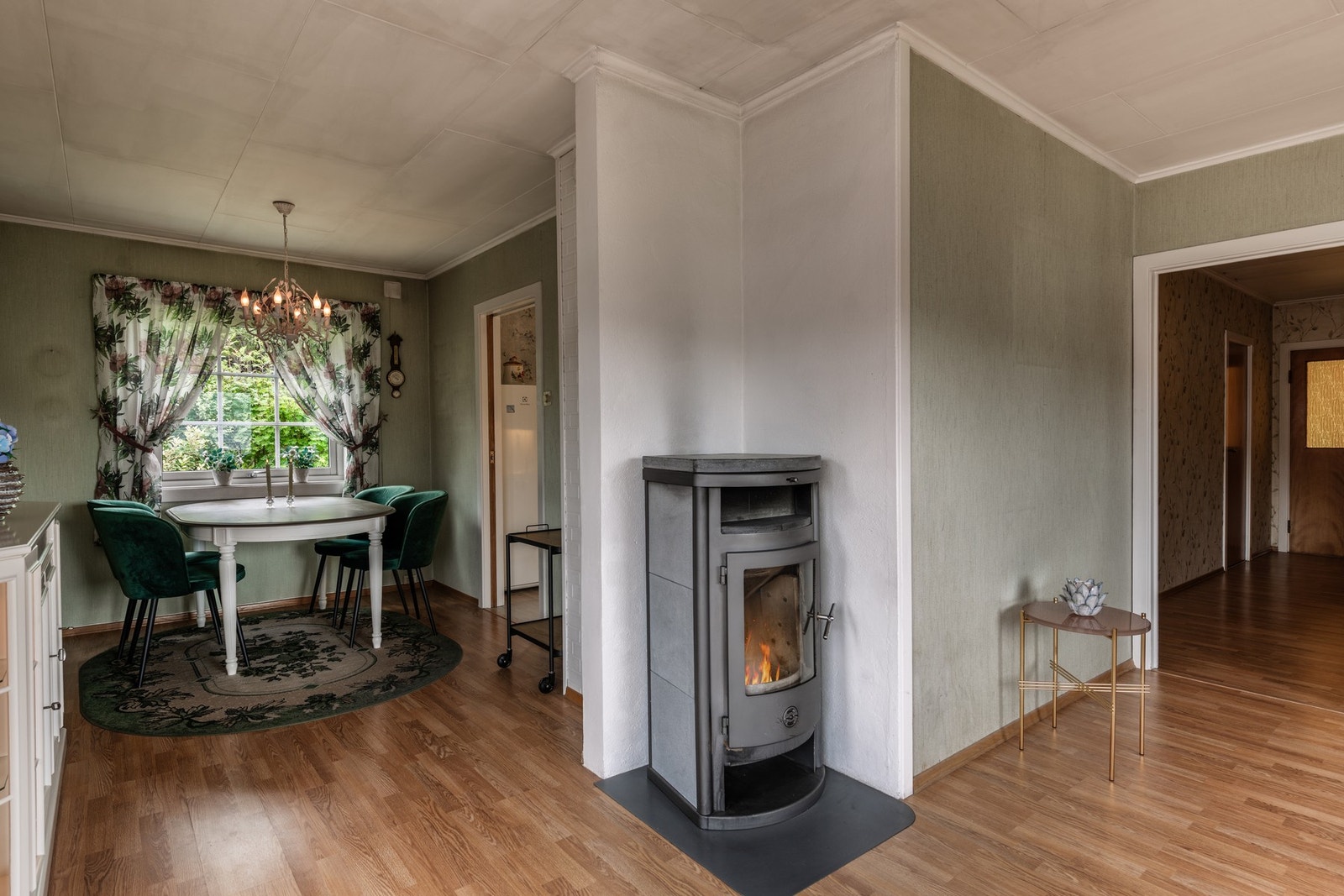 Naturlig inndeling med spisestue Galleribilde