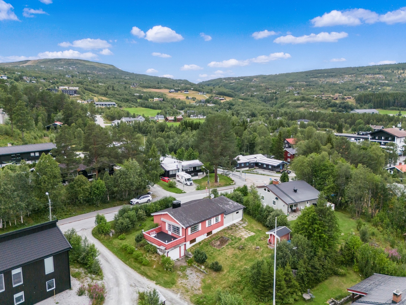 Her har man kort vei til "alt" Geilo har å by på Galleribilde