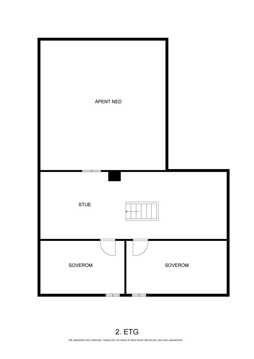Plantegning - Loft (hems) Galleribilde