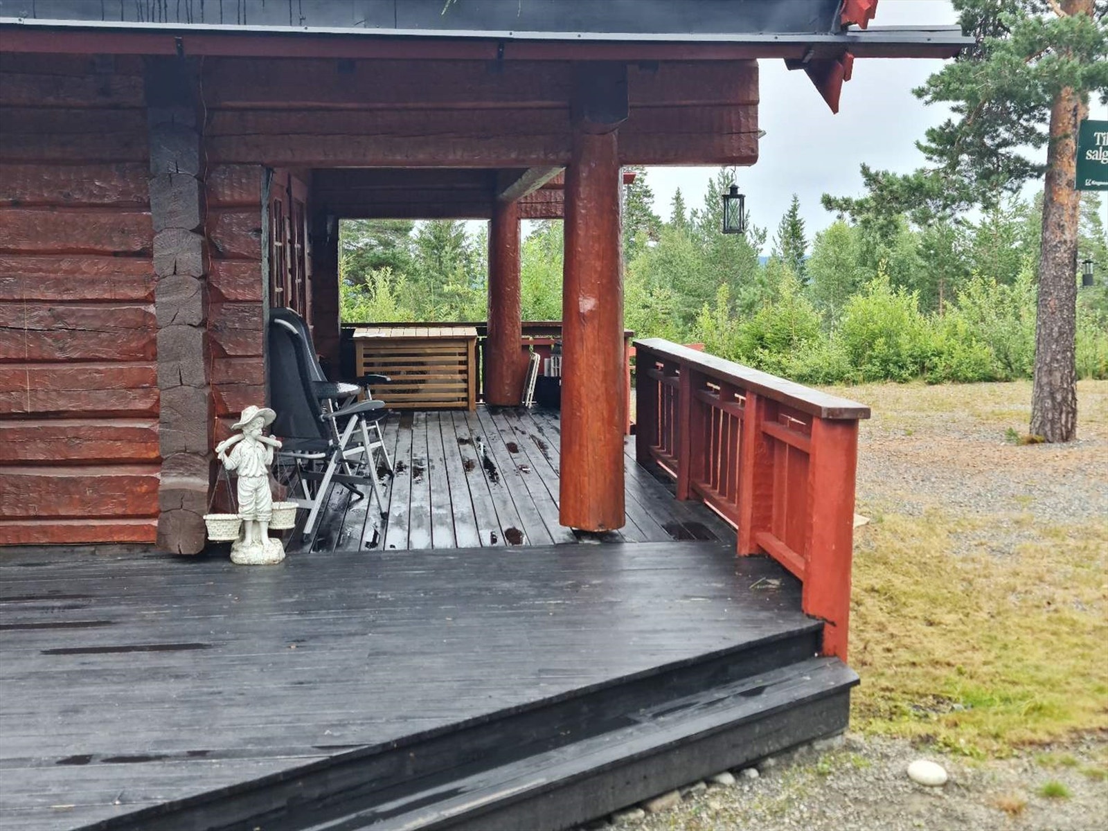 Terrasse sommer Galleribilde