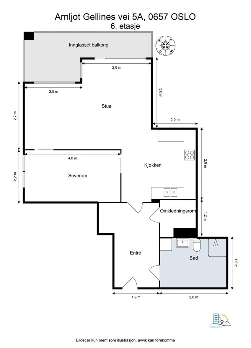 Plantegning Galleribilde