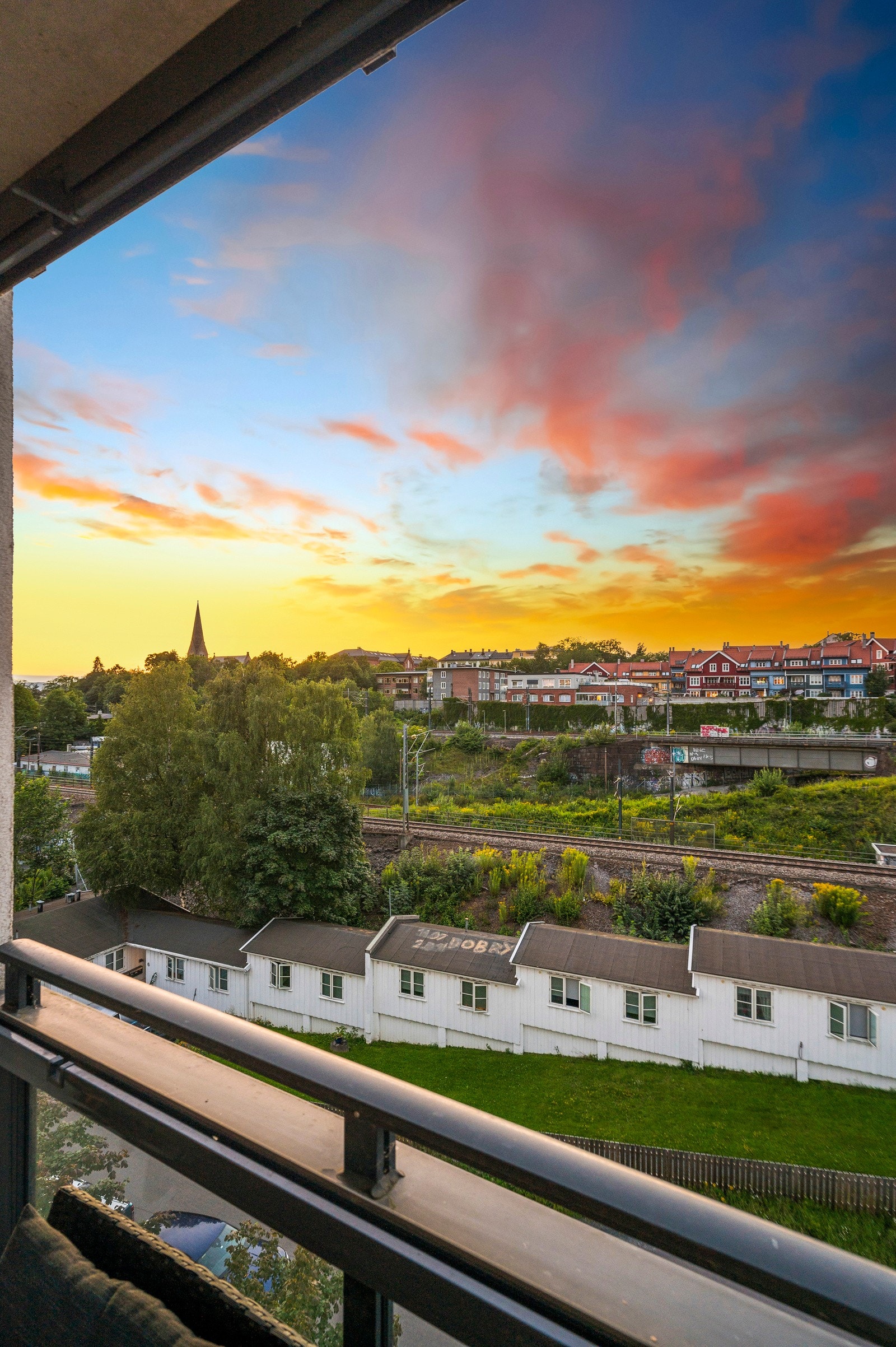 Flott utsikt Galleribilde