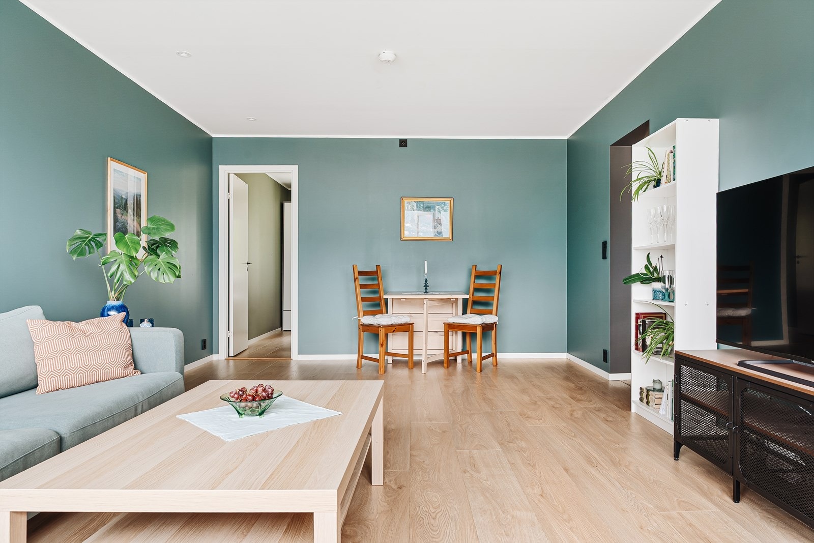 Her kan du innrede fritt - med god plass til både sofakos, spisebord og personlige uttrykk. Galleribilde