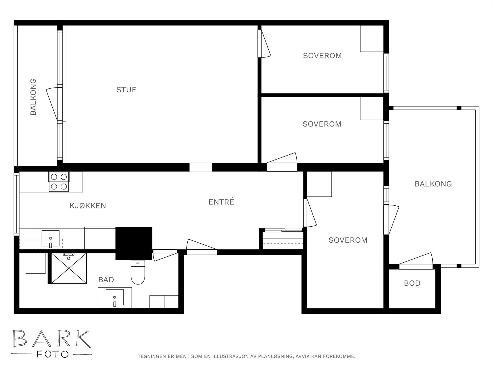 Plantegning | Gyldenprisveien 45 Galleribilde