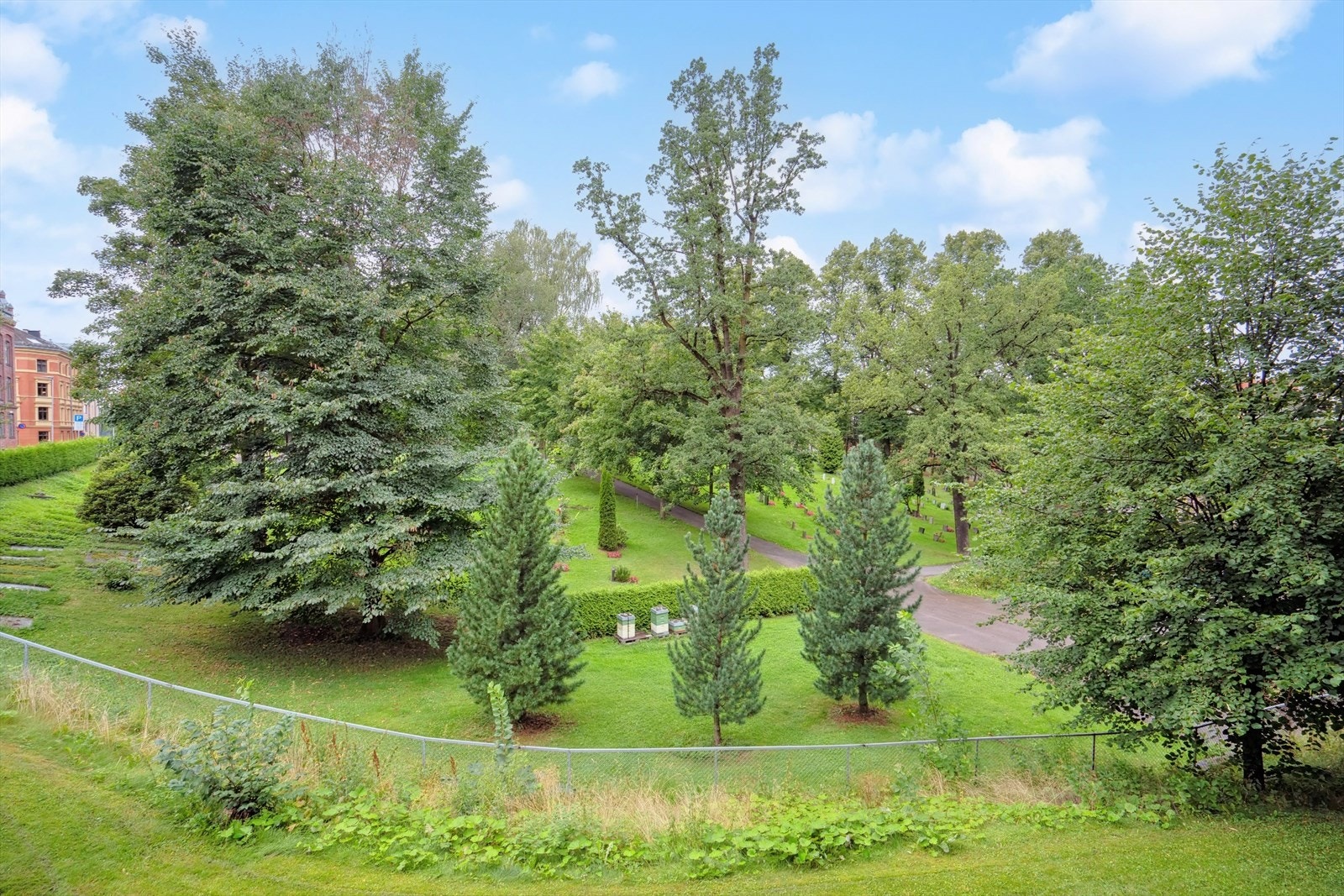 Utsikt fra balkongen. Galleribilde