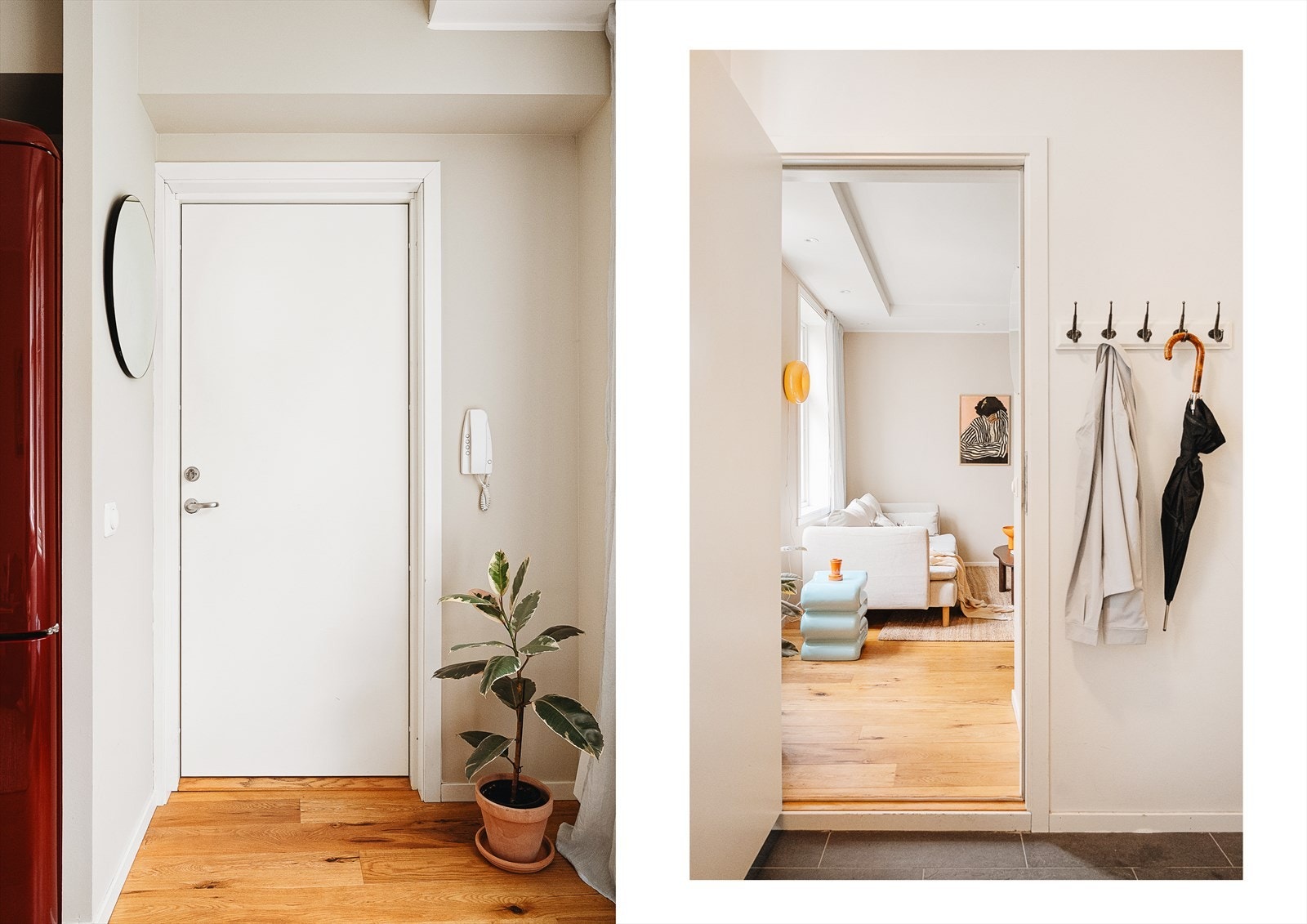 - Leiligheten er på 42 m² og inneholder stue/kjøkken, gang, to soverom og bad - Galleribilde