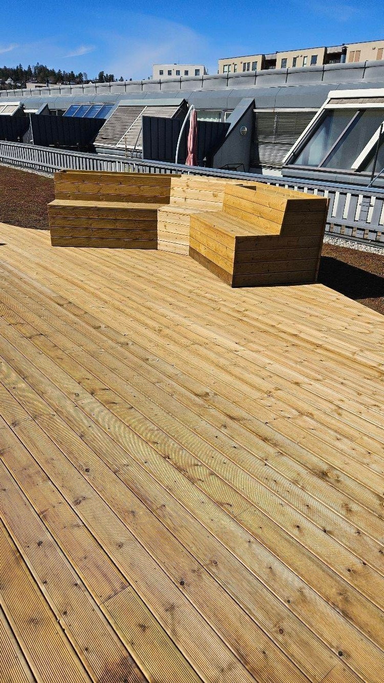 Felles takterrasse Galleribilde