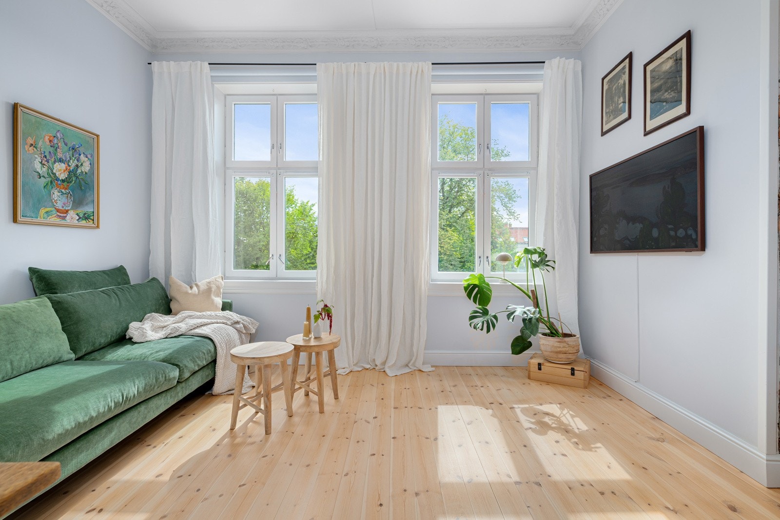 En strøken 3-roms med skjermet beliggenhet innerst i en blindgate. Galleribilde