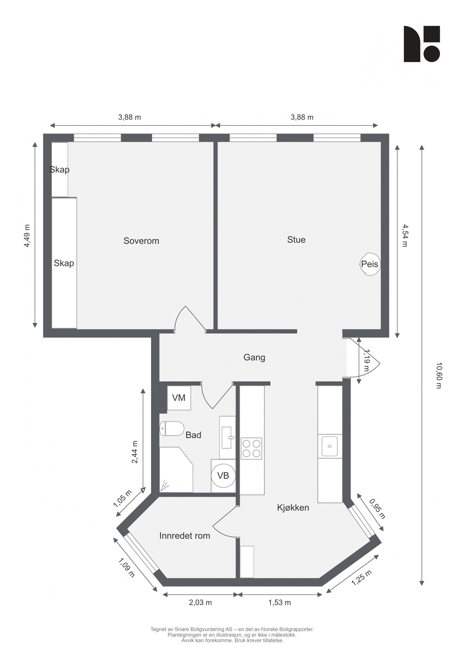 Plantegning. Galleribilde