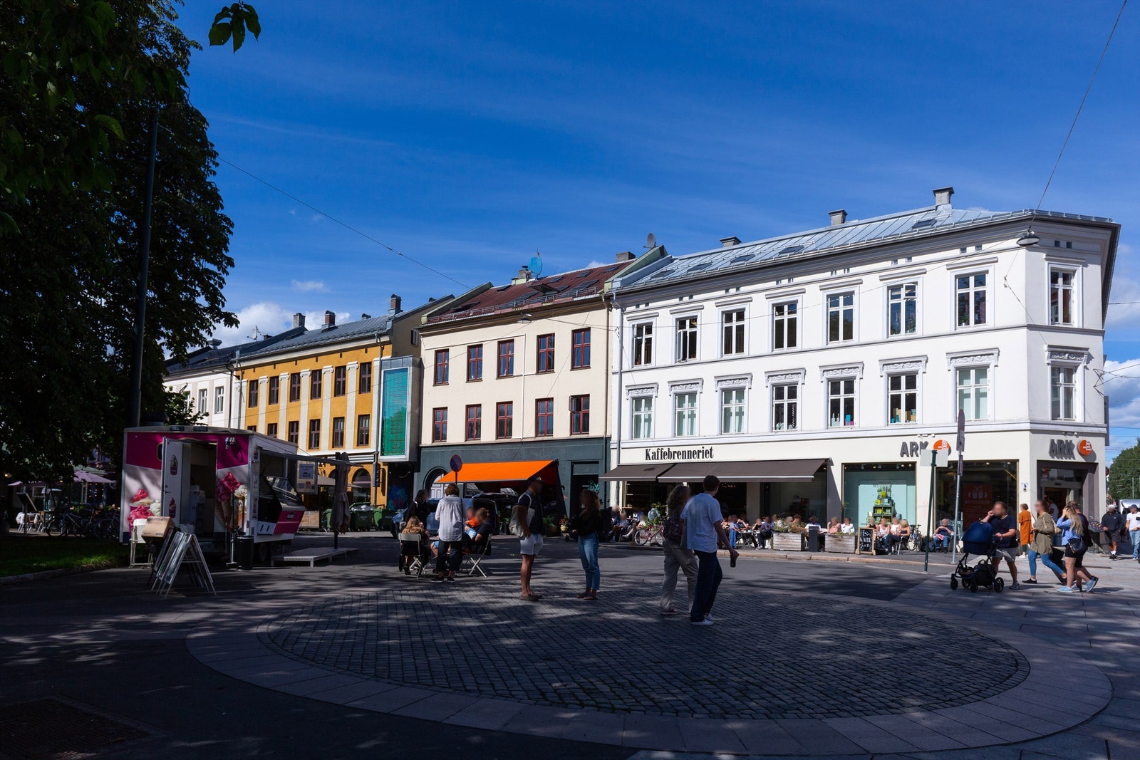 Området rundt leiligheten er proppfull av koselige spiseplasser, antikvitetsbutikker, barer og kafeer. Galleribilde