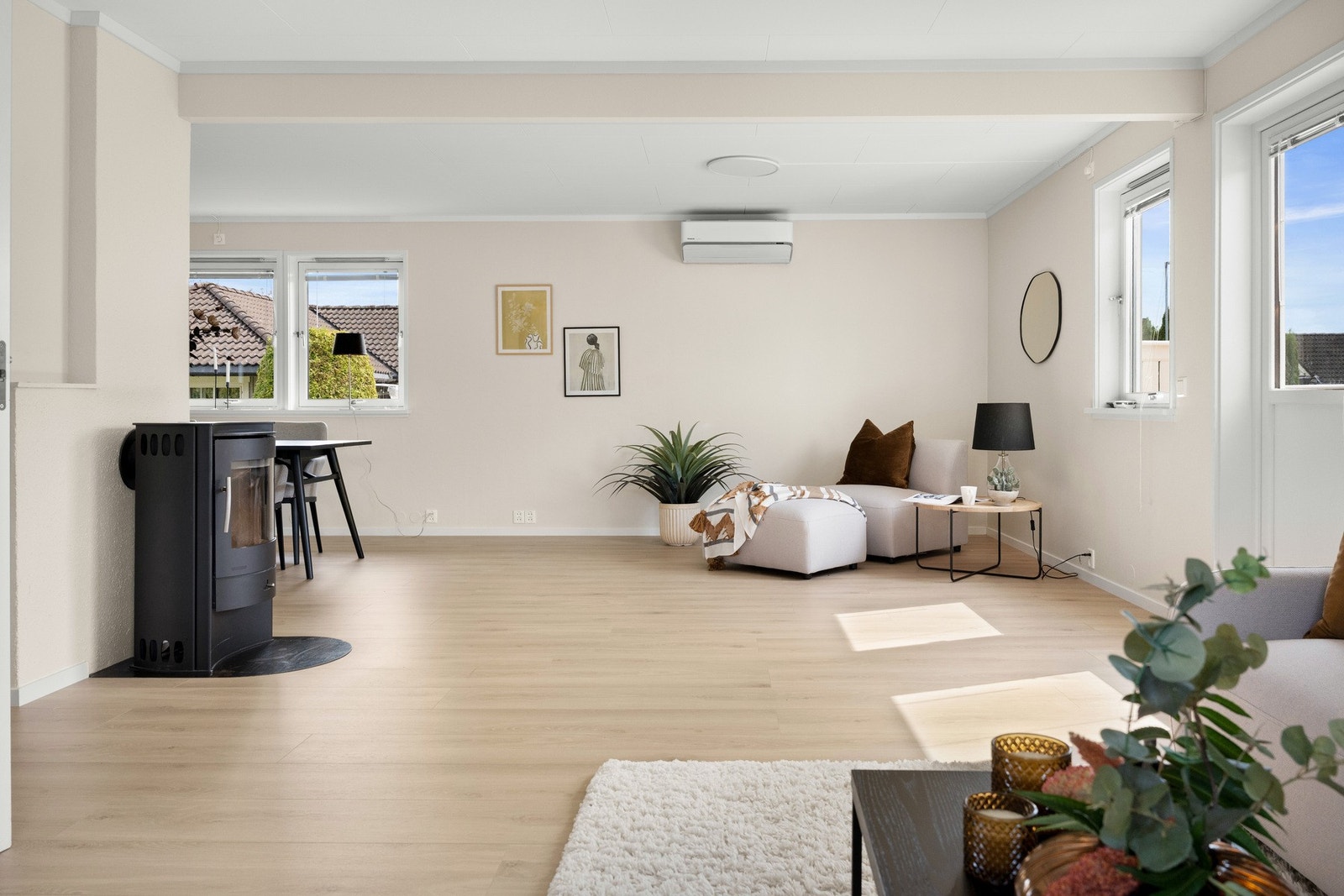 Varmepumpe gir komfort året rundt. Galleribilde