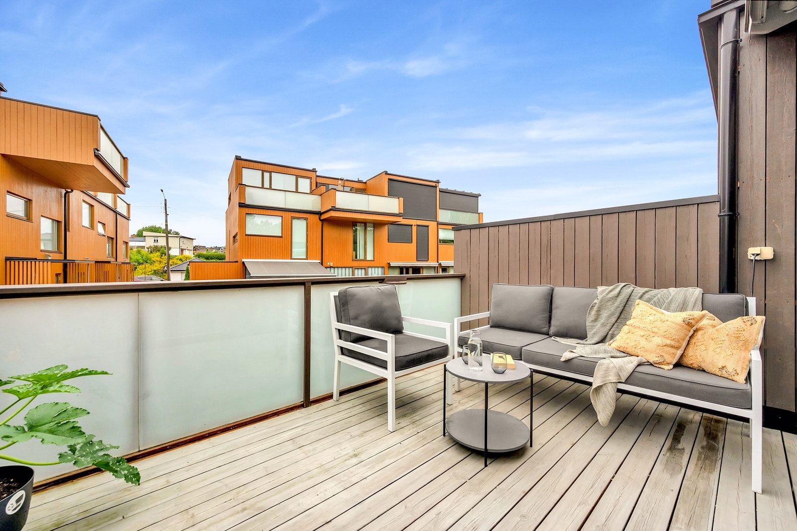 Balkong fra stue. Galleribilde