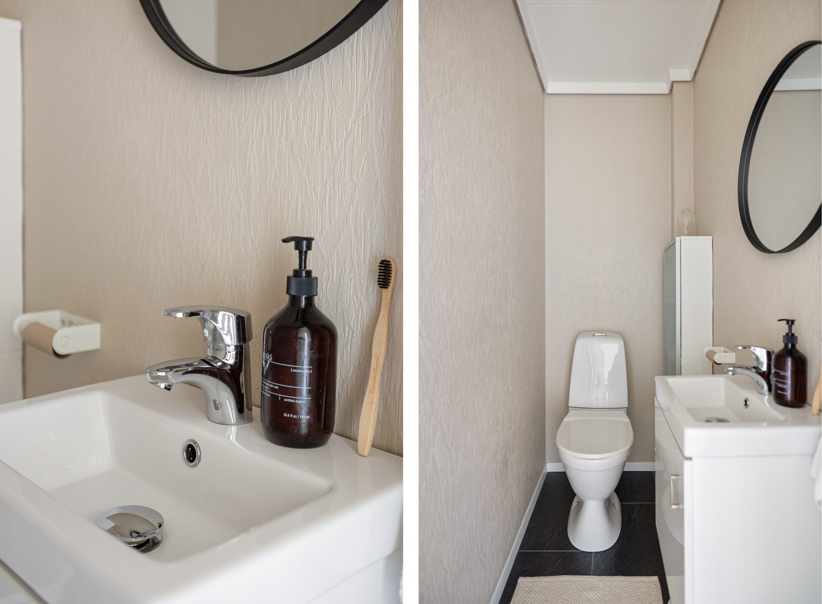 Praktisk toalettrom rett ved badet. Galleribilde