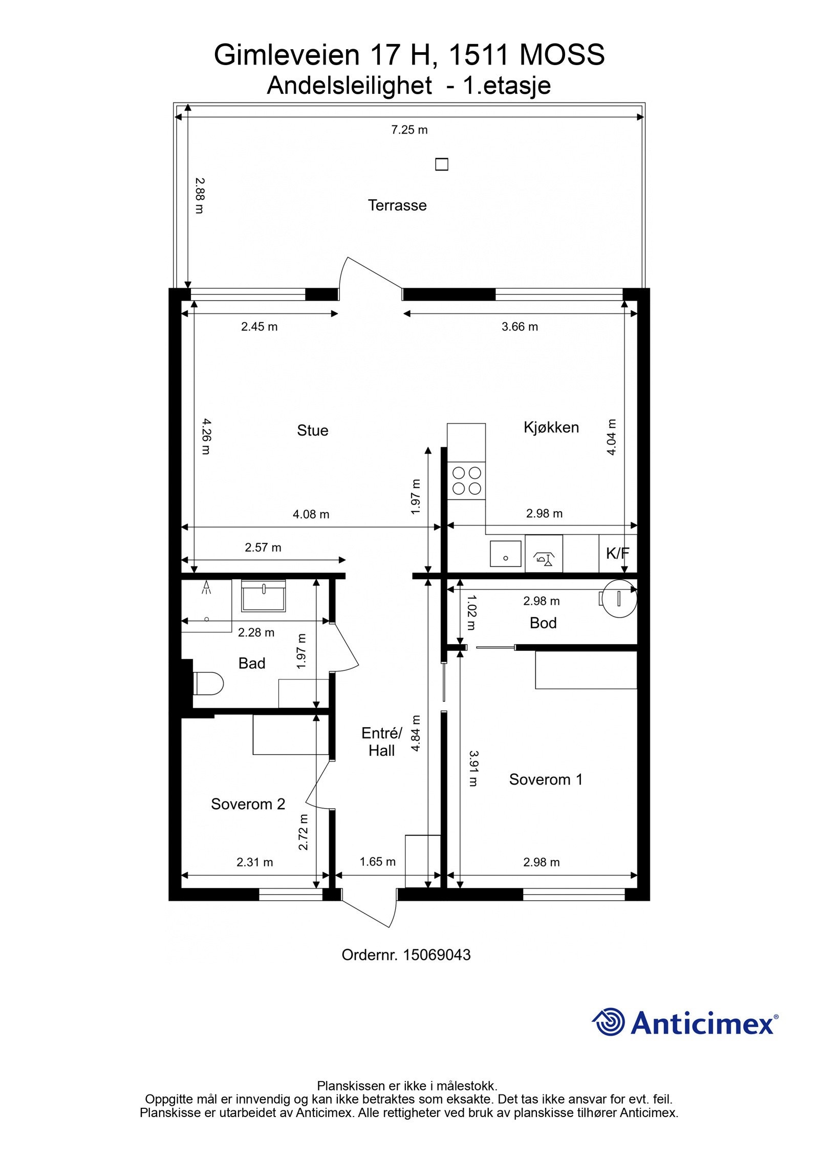 Plantegning. Galleribilde