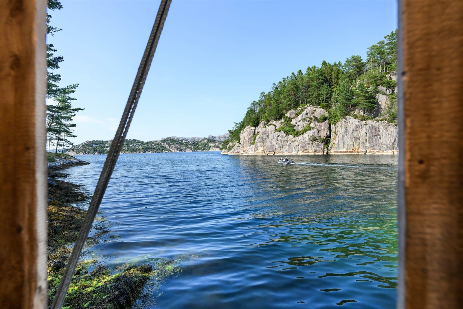 Strake veien ut mot havet Galleribilde