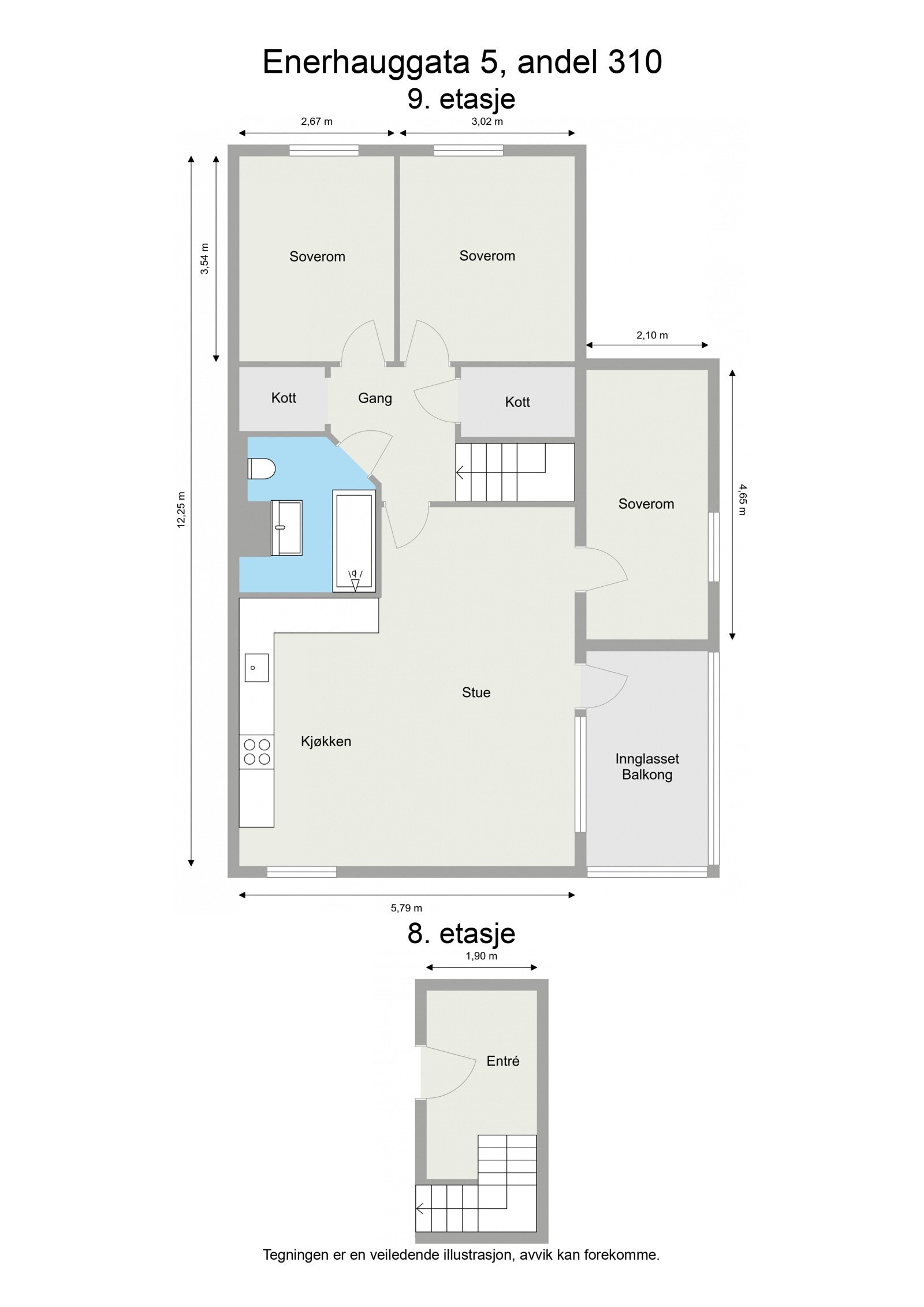 Plantegning. Galleribilde