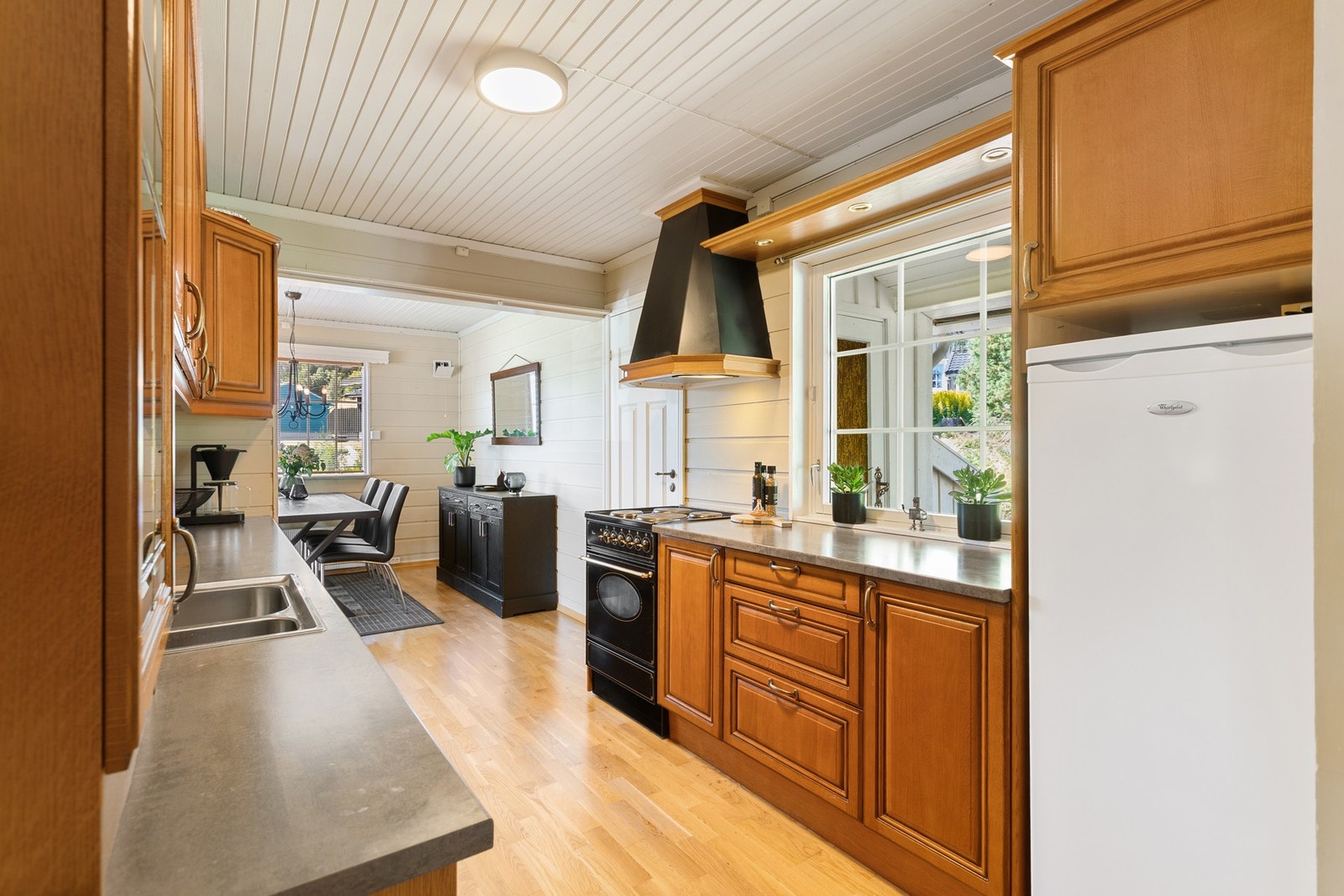 Kjøkkenet er på 8,6kvm. Galleribilde