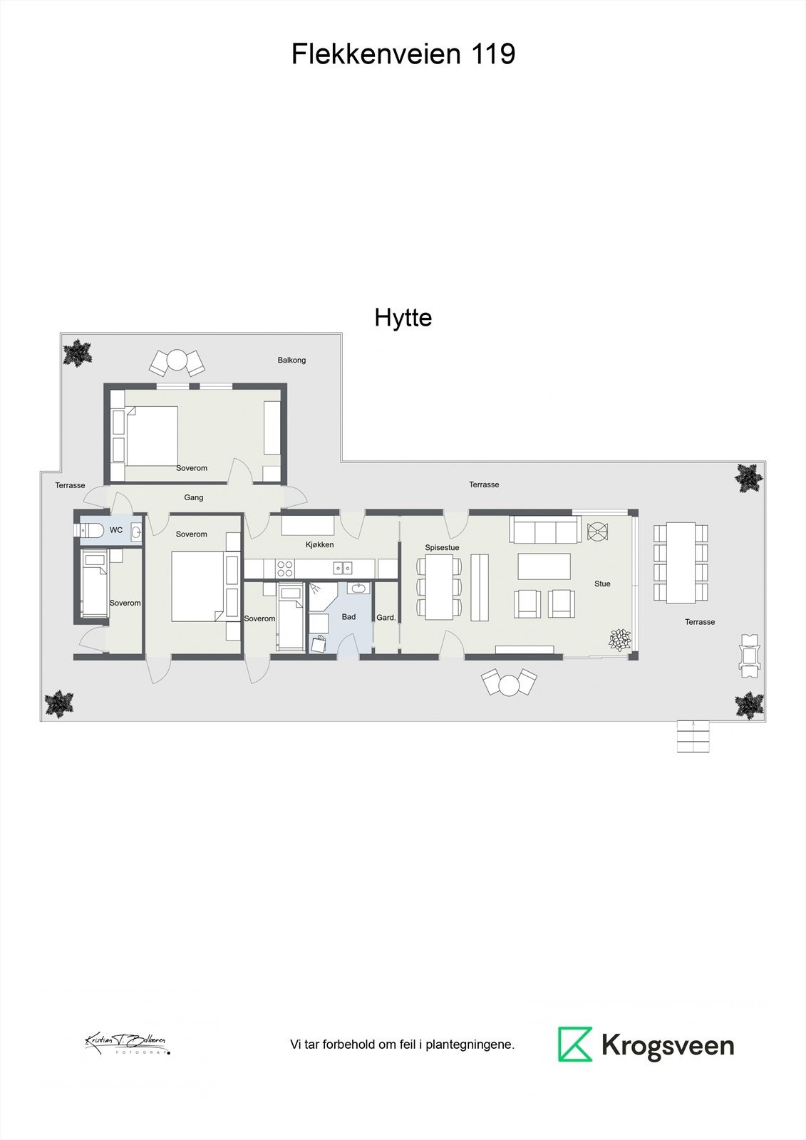 Plantegning Galleribilde