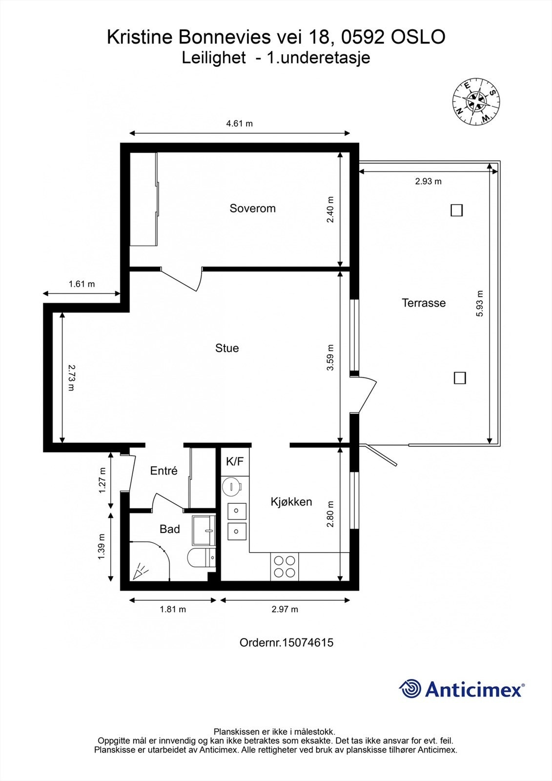 Plantegning Galleribilde