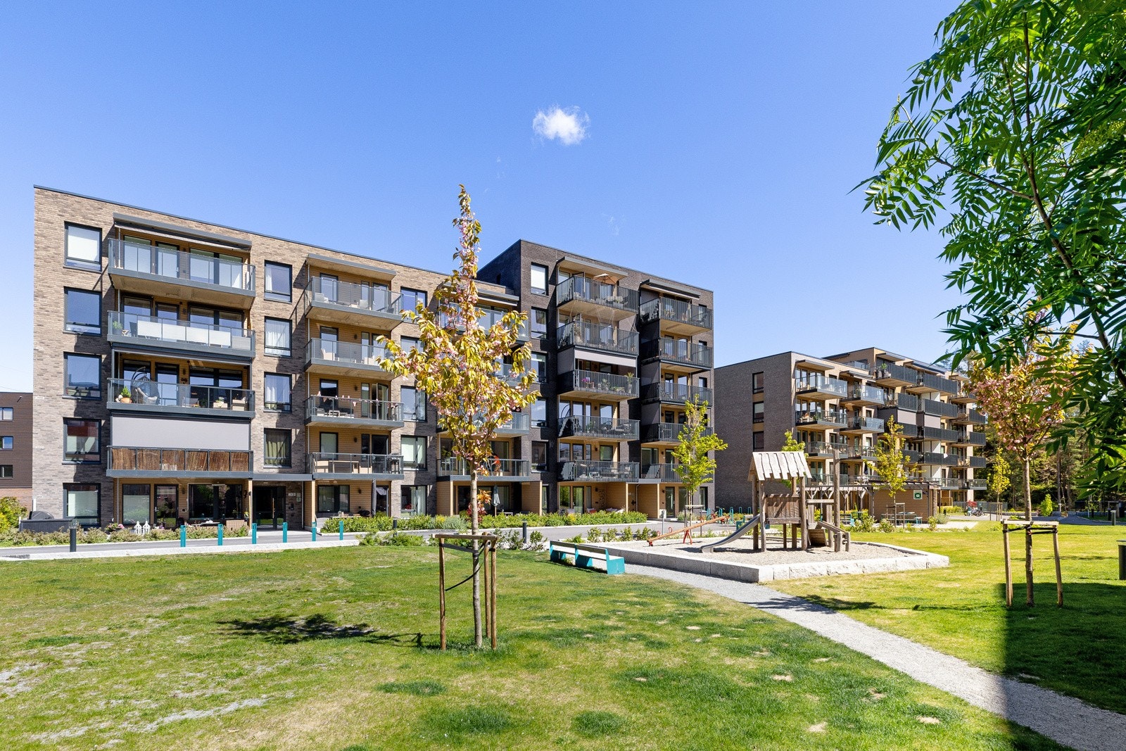 Pent opparbeidet fellesareal Galleribilde