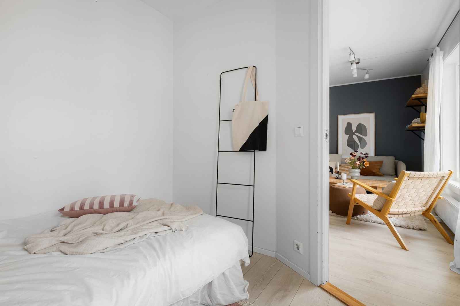 Soverommet ligger i tilknytning til stuen Galleribilde