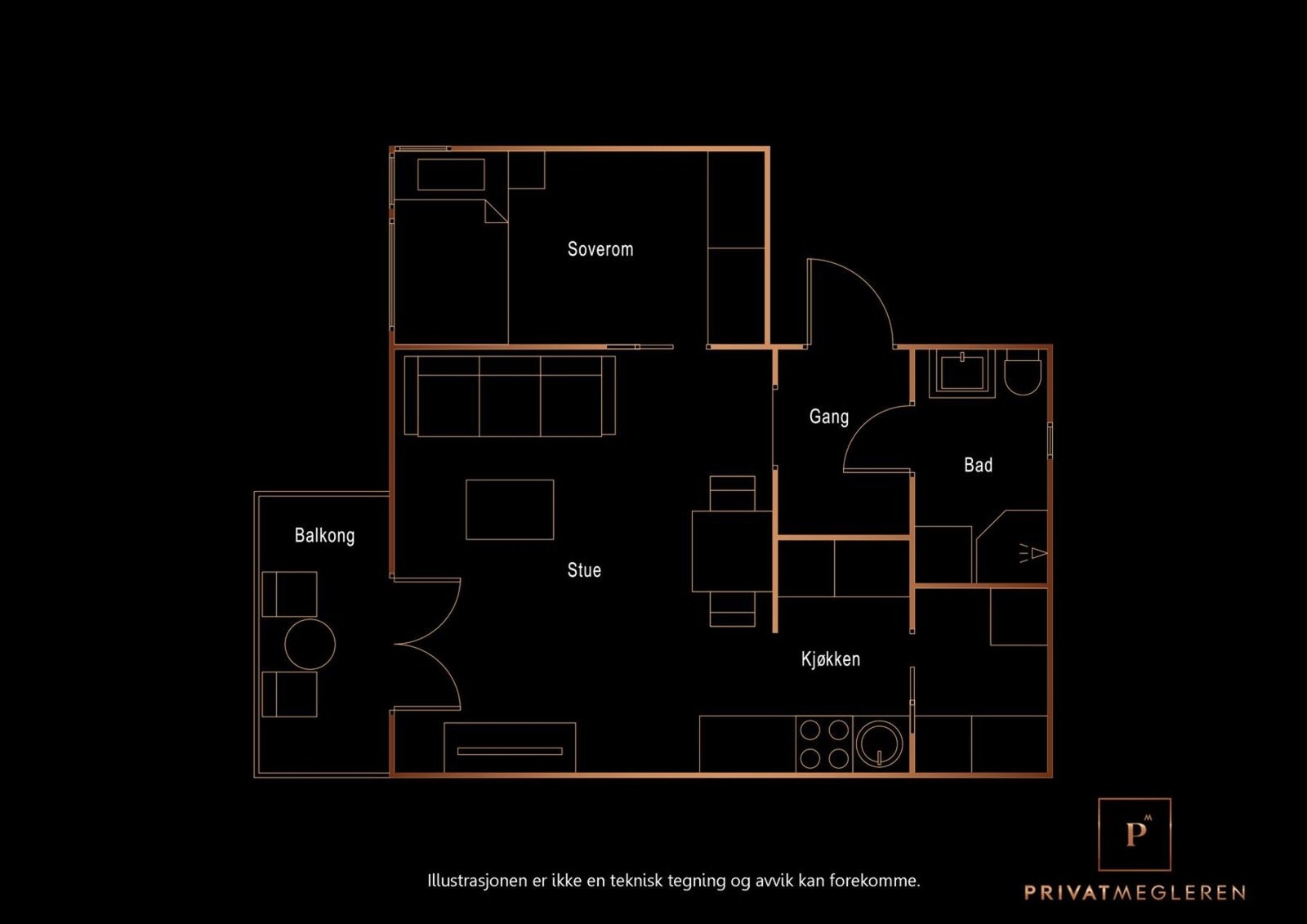 Plantegning Galleribilde