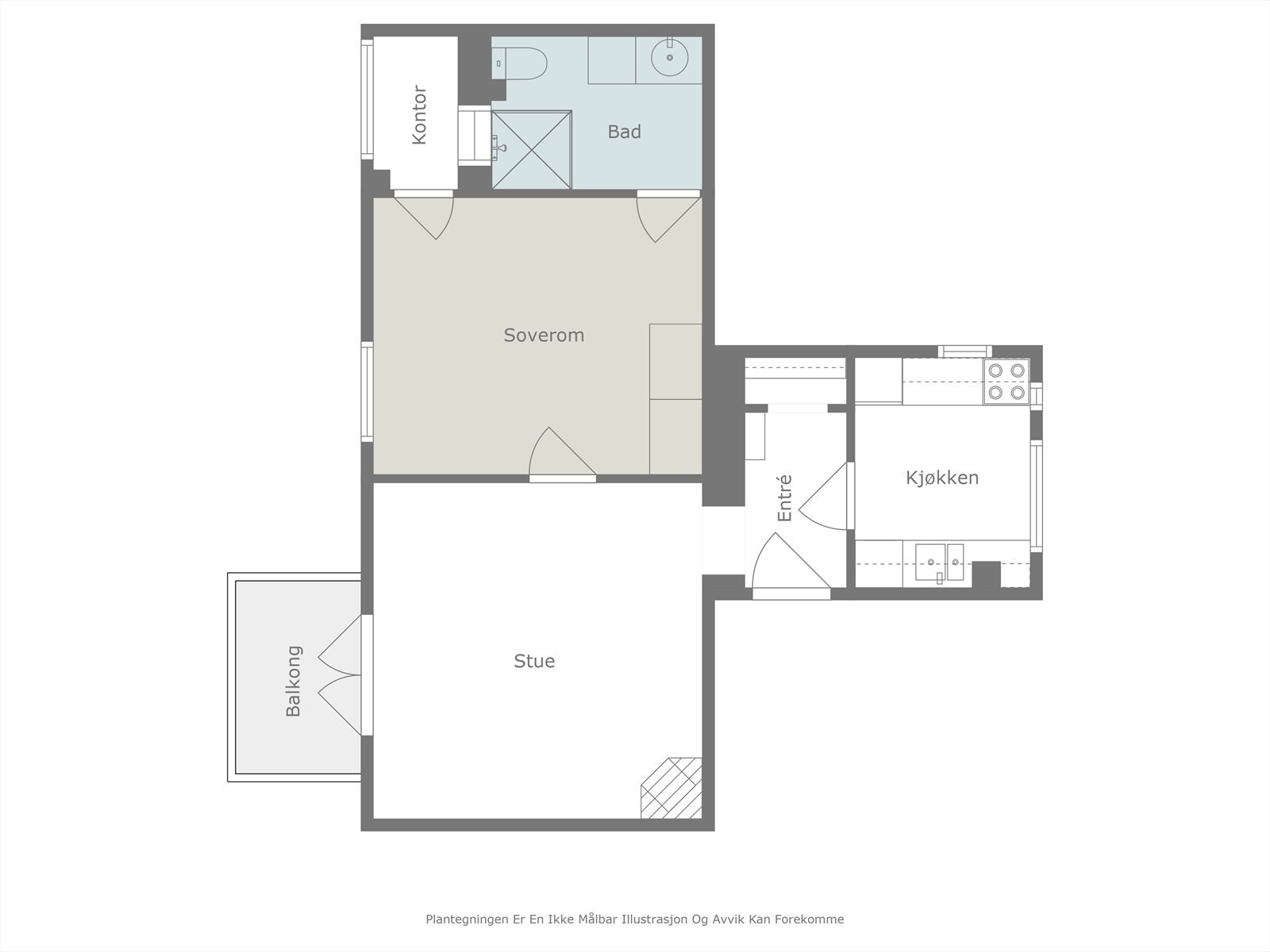 Plantegning Galleribilde