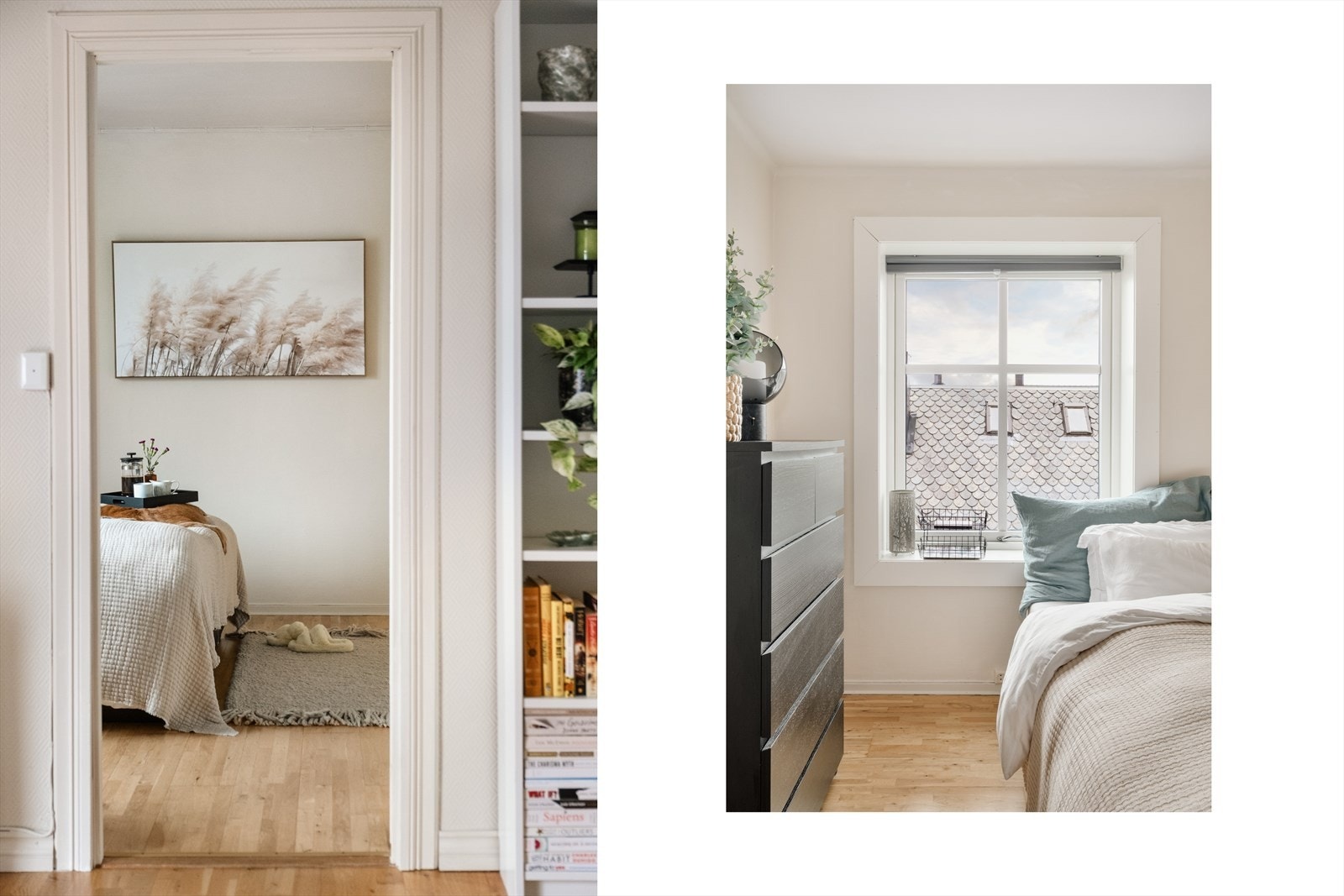 Stort og lyst soverom på 14,55m². Galleribilde