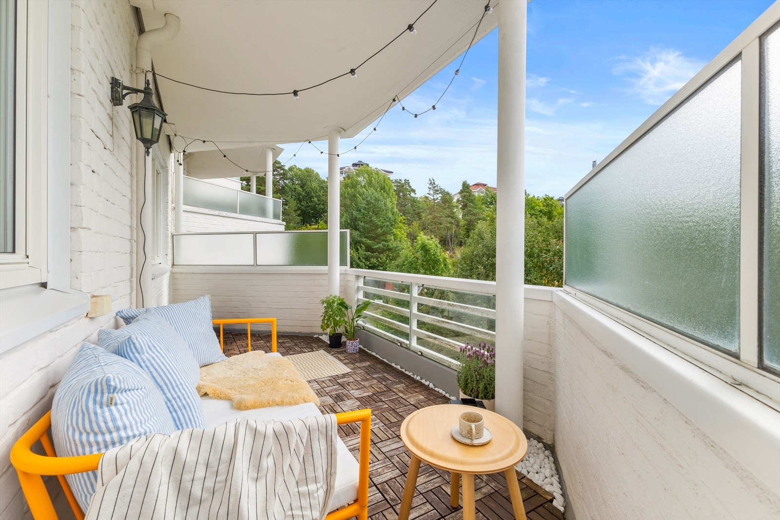 - Bruksmulighetene er enda større ettersom at balkongen er overbygd - Galleribilde