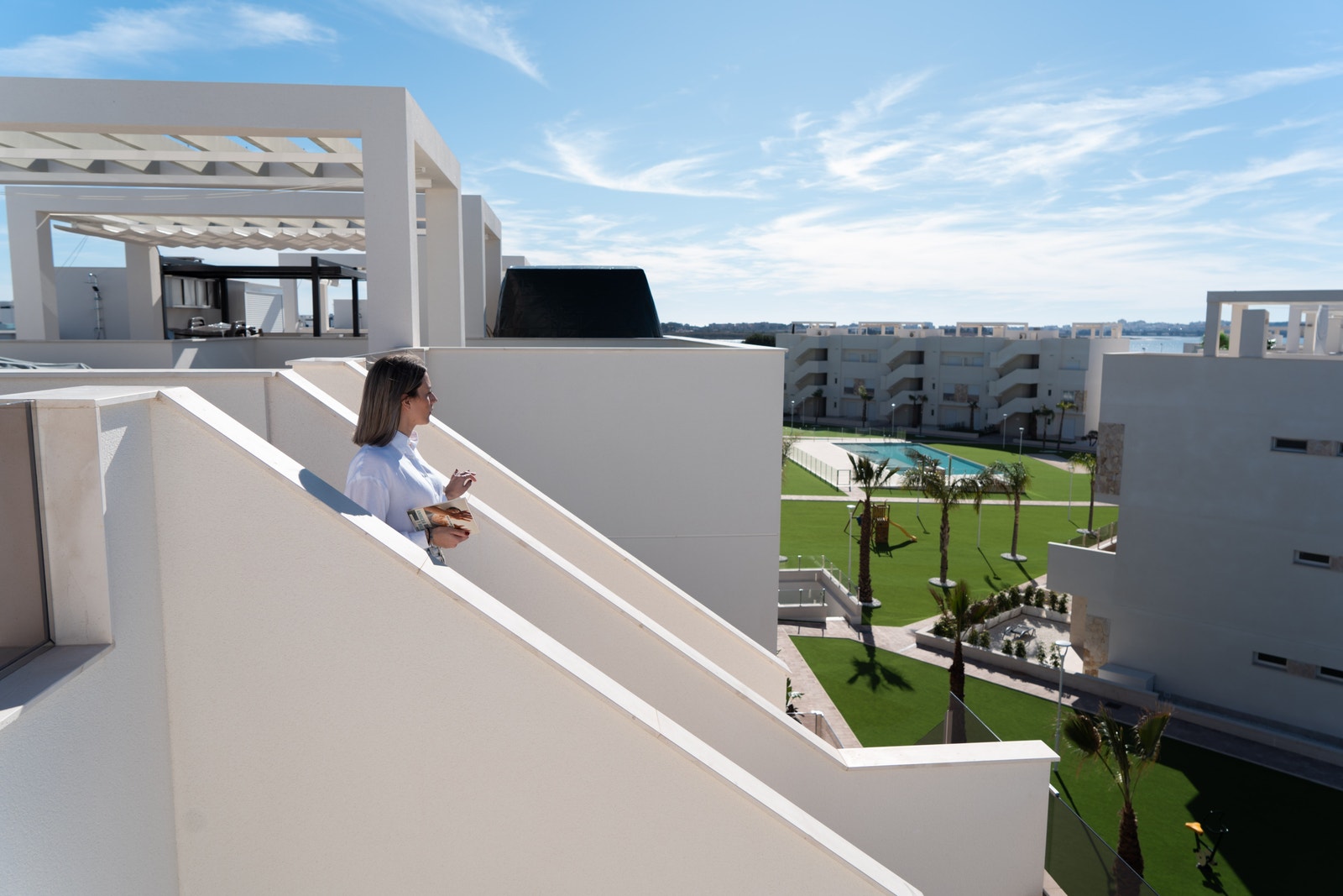 Trapp opp til takterrassen Galleribilde