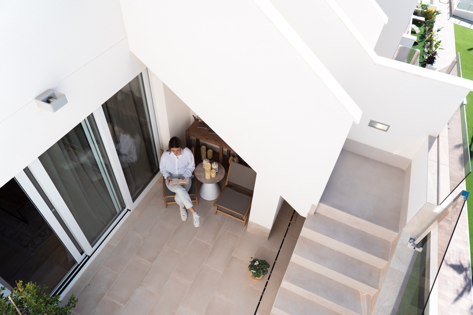 Trapp opp til takterrassen Galleribilde