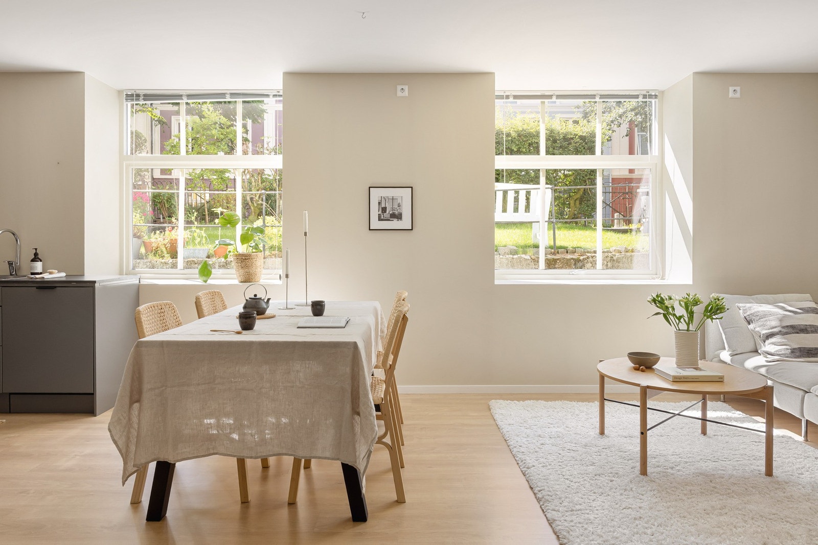 Det er gulvvarme i alle rommene i leiligheten. Galleribilde