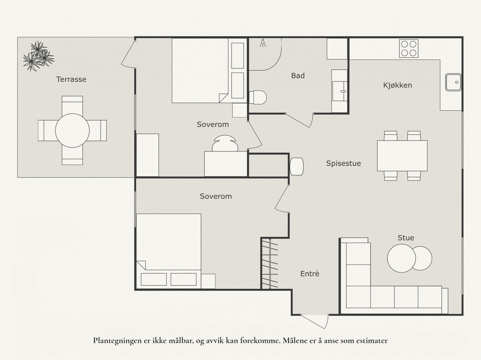 Leiligheten har en god og praktisk planløsning. Galleribilde
