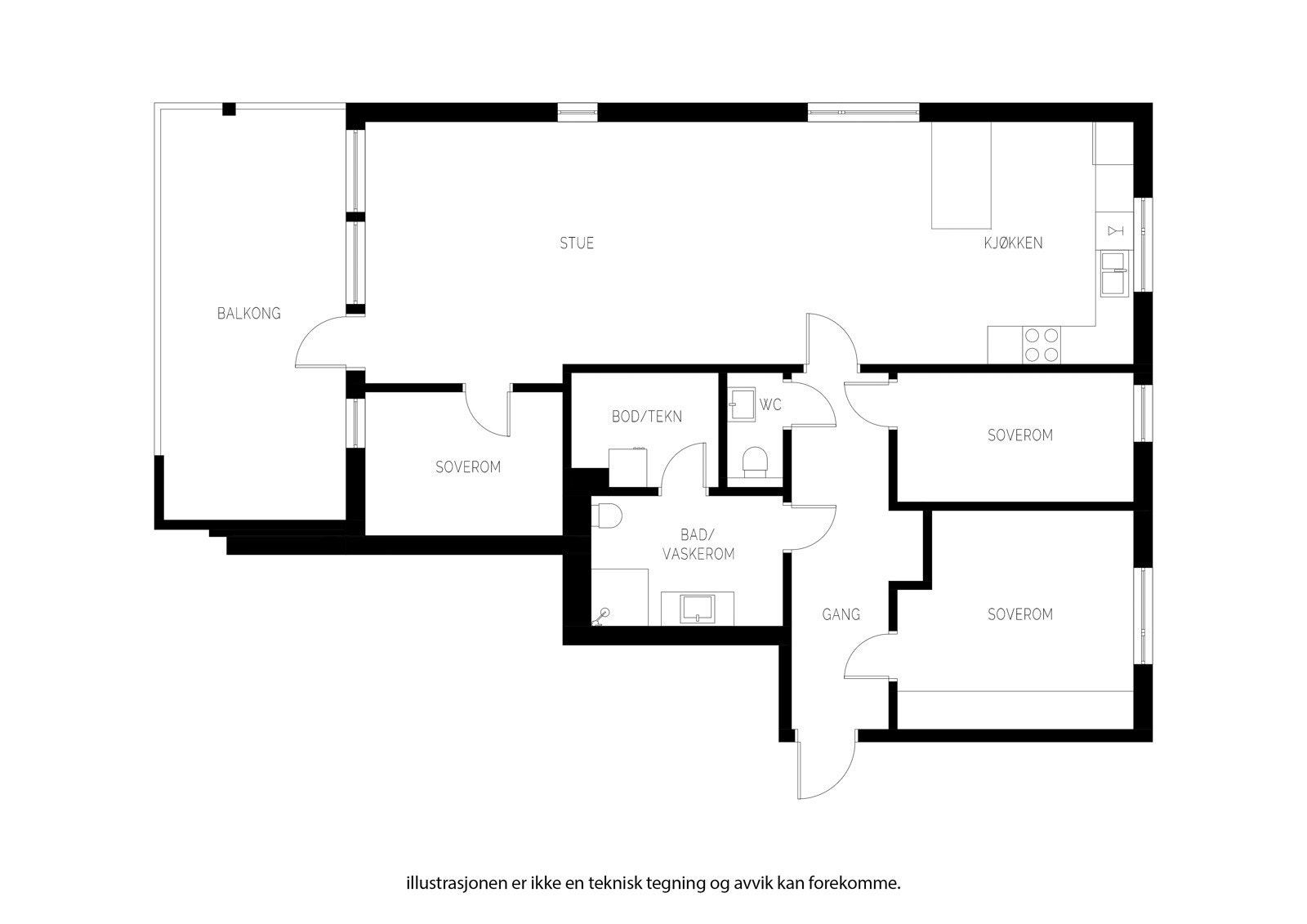 Plantegning. Galleribilde