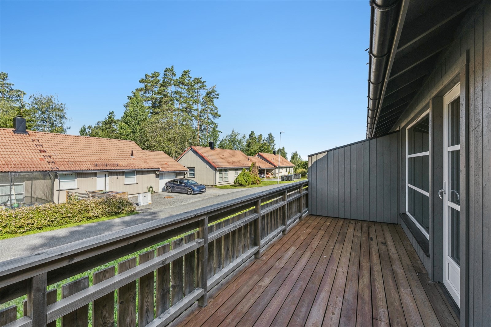 Terrassen er på ca. 12 m² Galleribilde