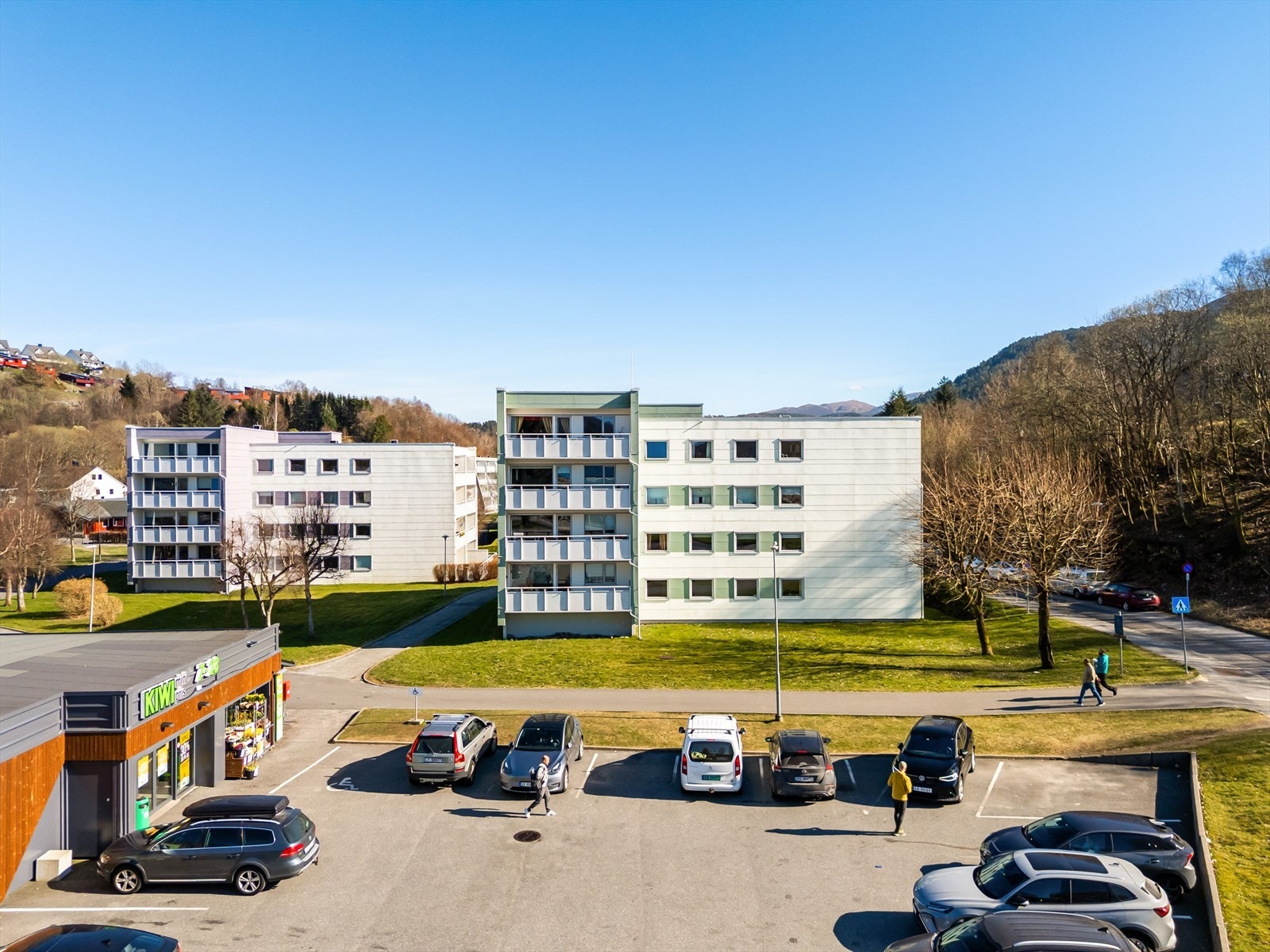 Kiwi Nyborg, nærmeste dagligvarebutikk, ligger kun ca. 100 meter unna Galleribilde