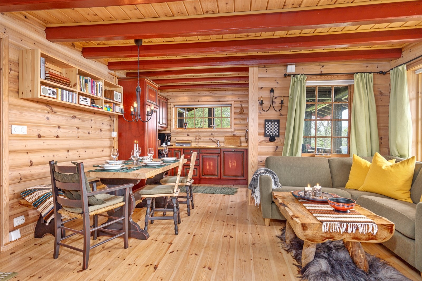 Åpen stue/kjøkkenløsning Galleribilde