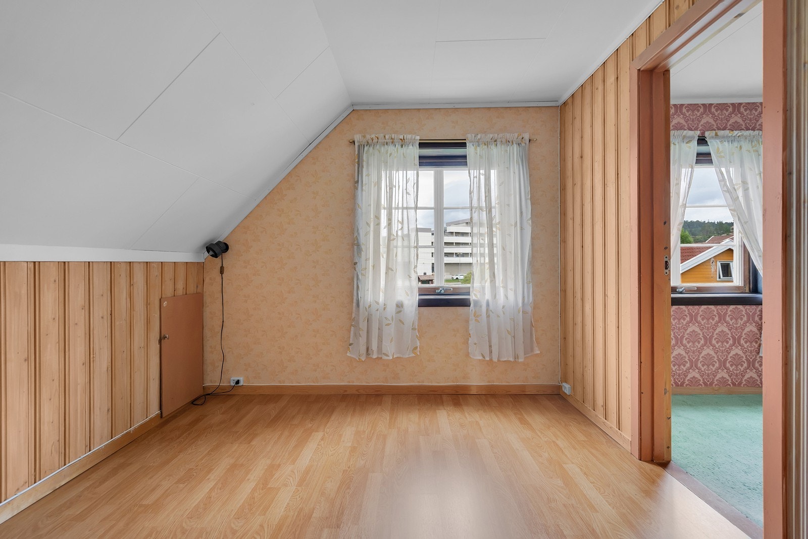 Soverom på loft. Galleribilde