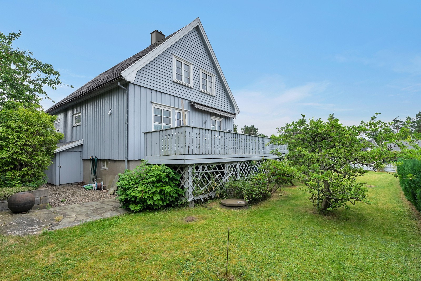 Den store hagen byr på flere muligheter. Galleribilde