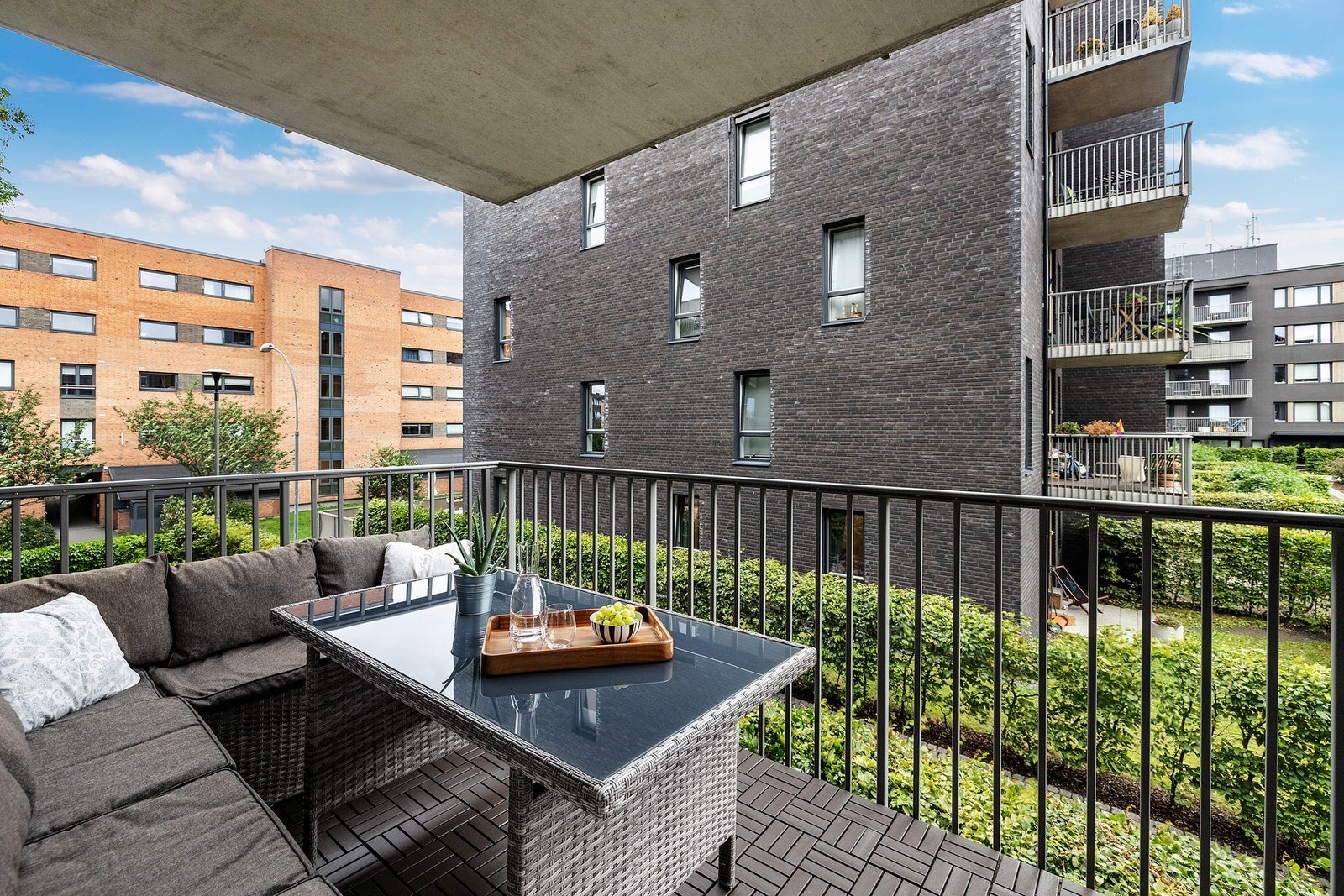 Balkongen ligger usjenert til. Galleribilde