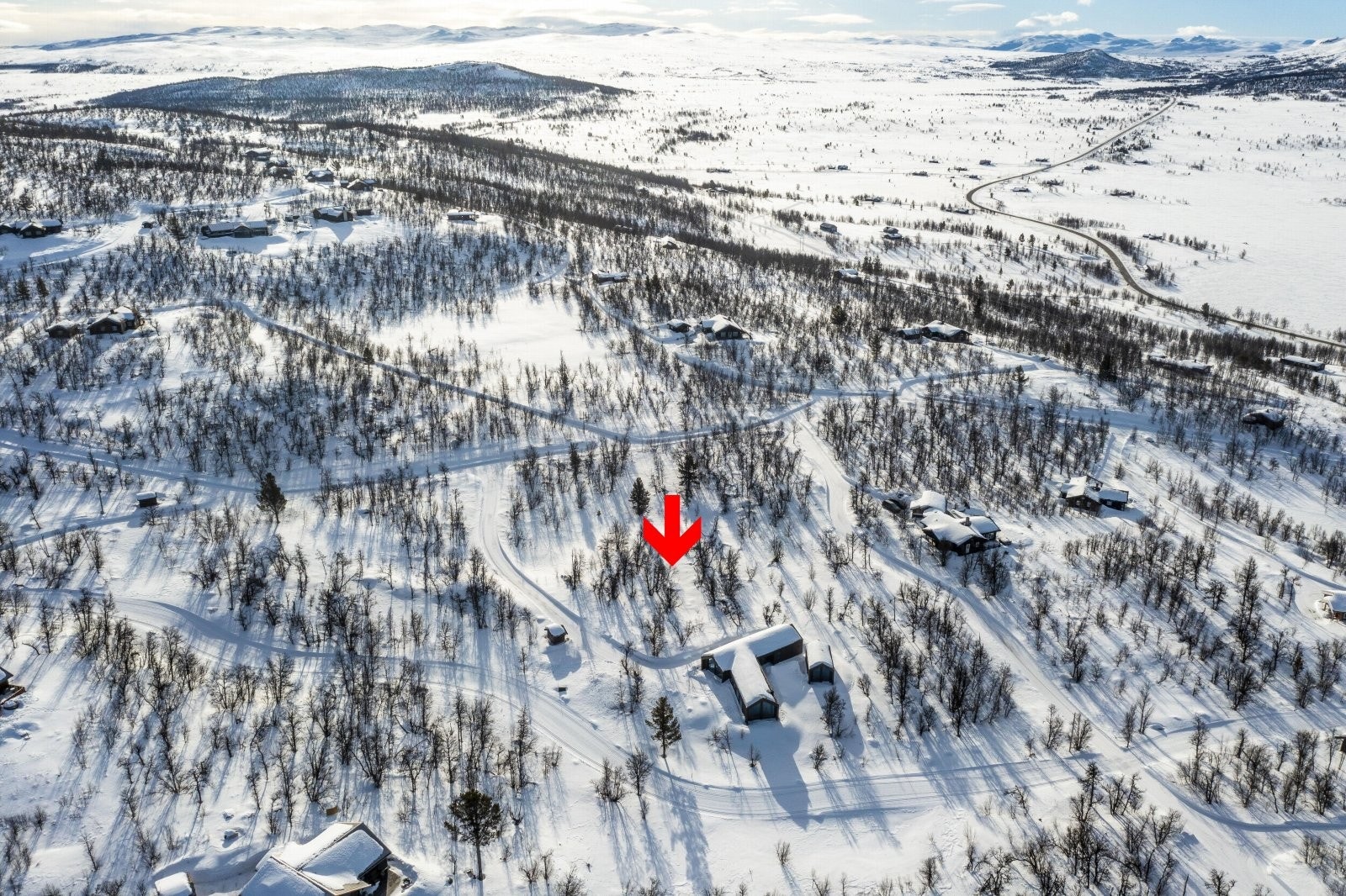 Velkommen til Dagalifjell! En flott beliggende hyttetomt med flotte sol- og utsiktsforhold Galleribilde