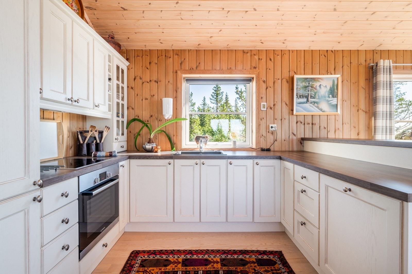 Over kokesonen er det ventilator med kullfilter. Galleribilde