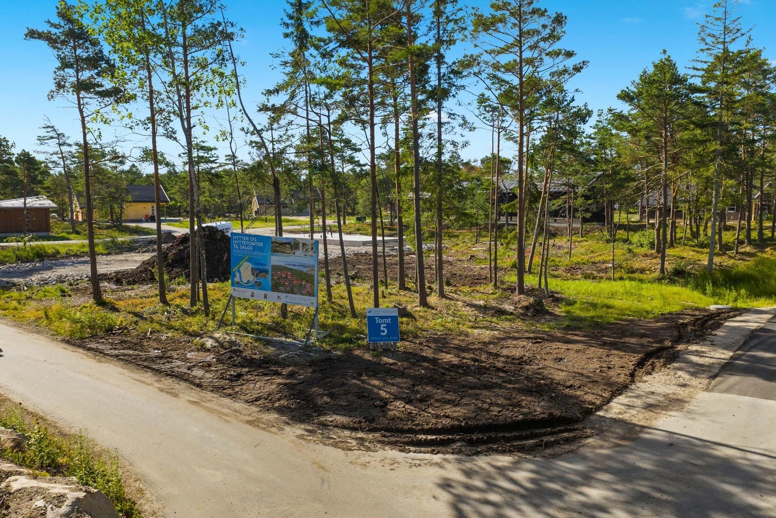 Tomta er skiltet Galleribilde